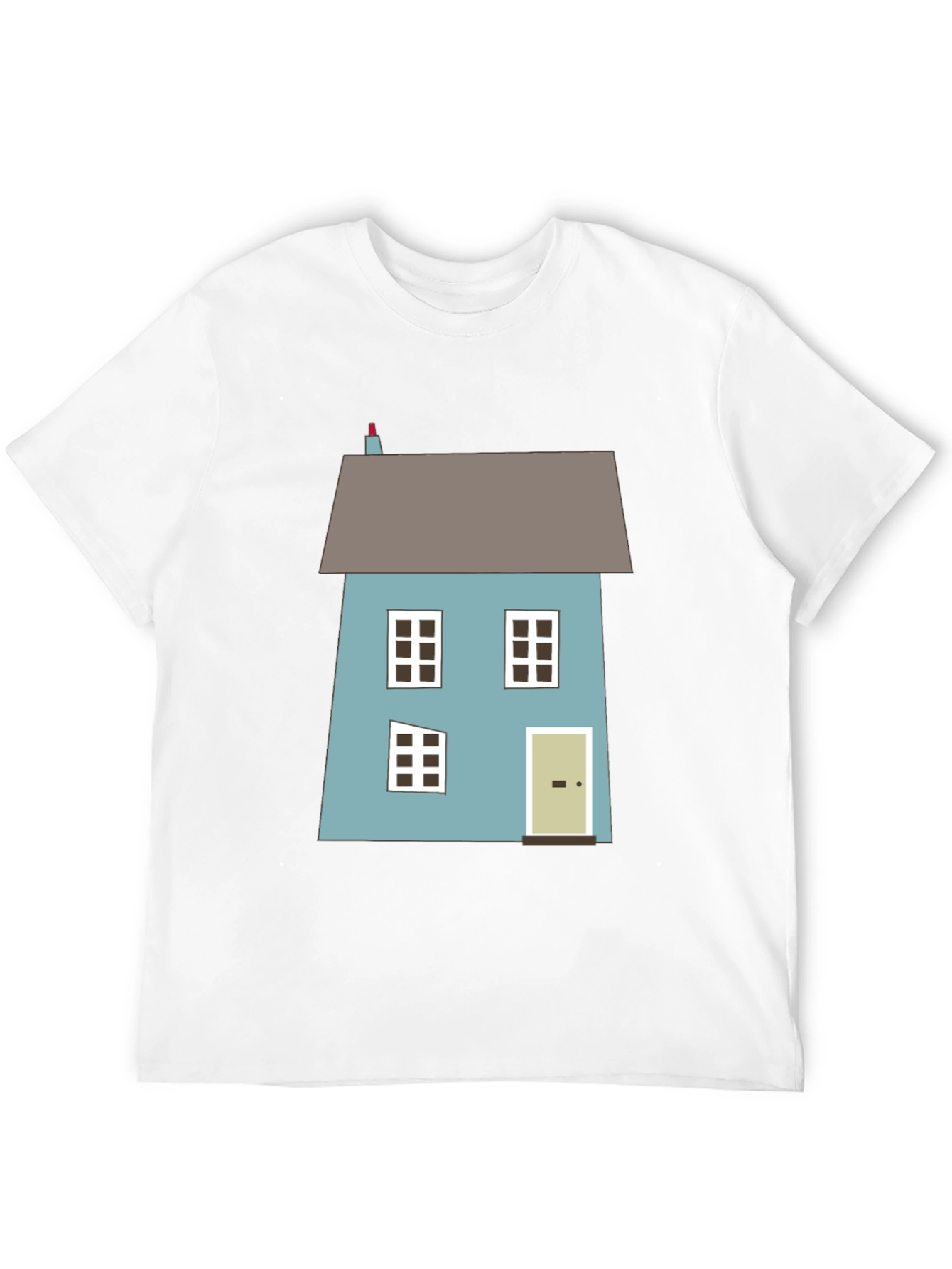 House Graphic Tee - Modern Art Shirt