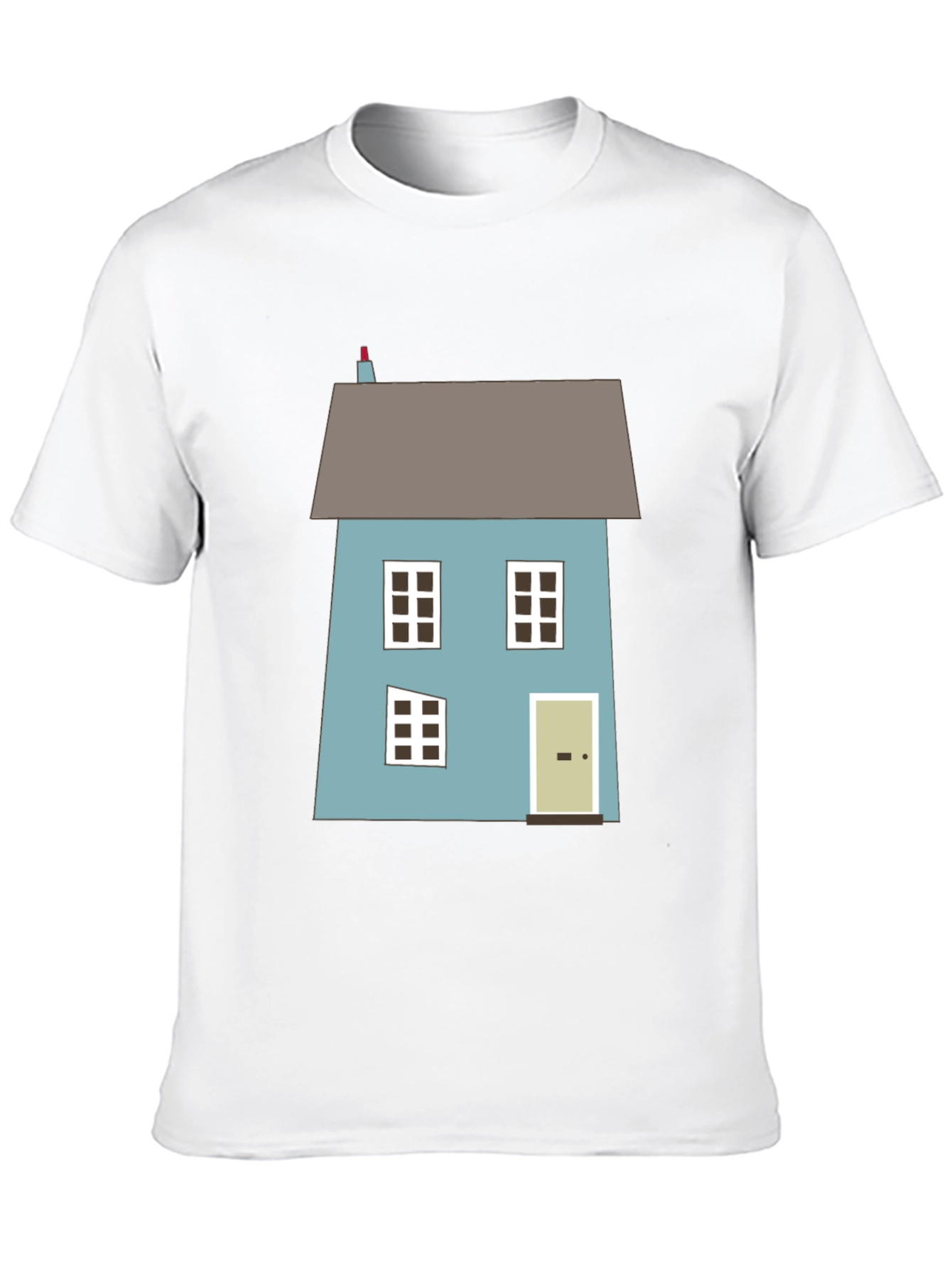 House Graphic Tee - Modern Art Shirt