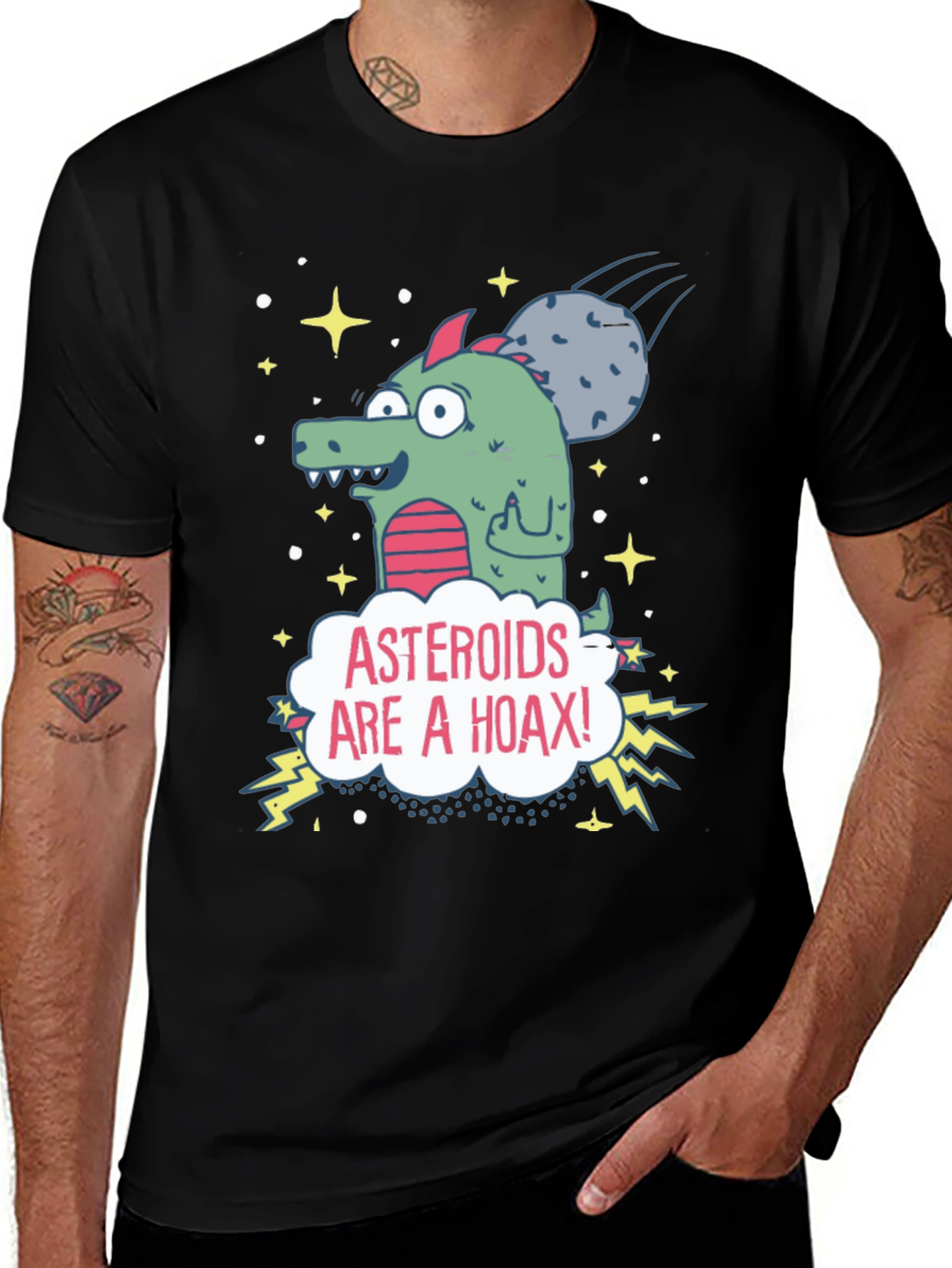 Asteroids Are a Hoax T-Shirt