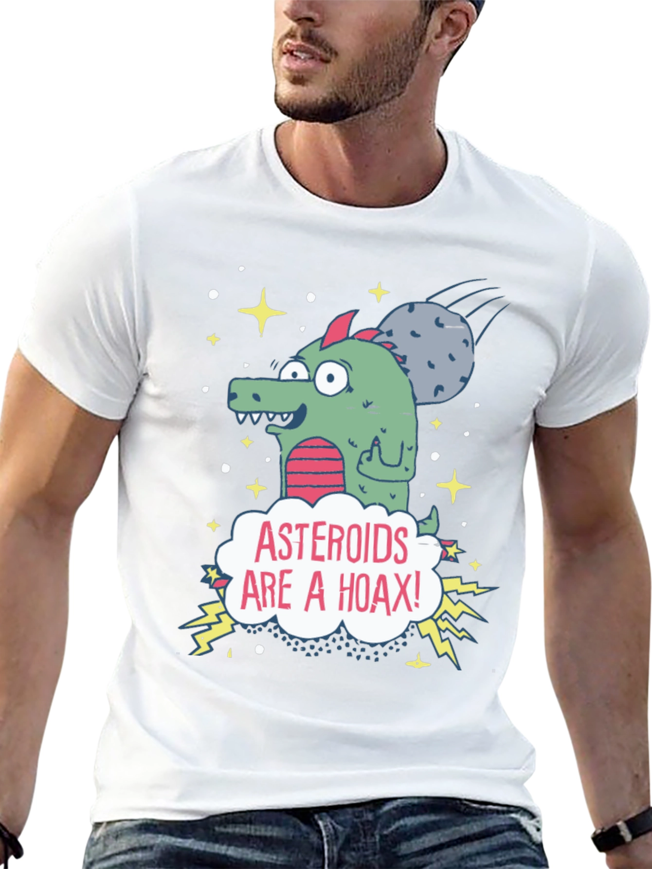 Asteroids Are a Hoax T-Shirt