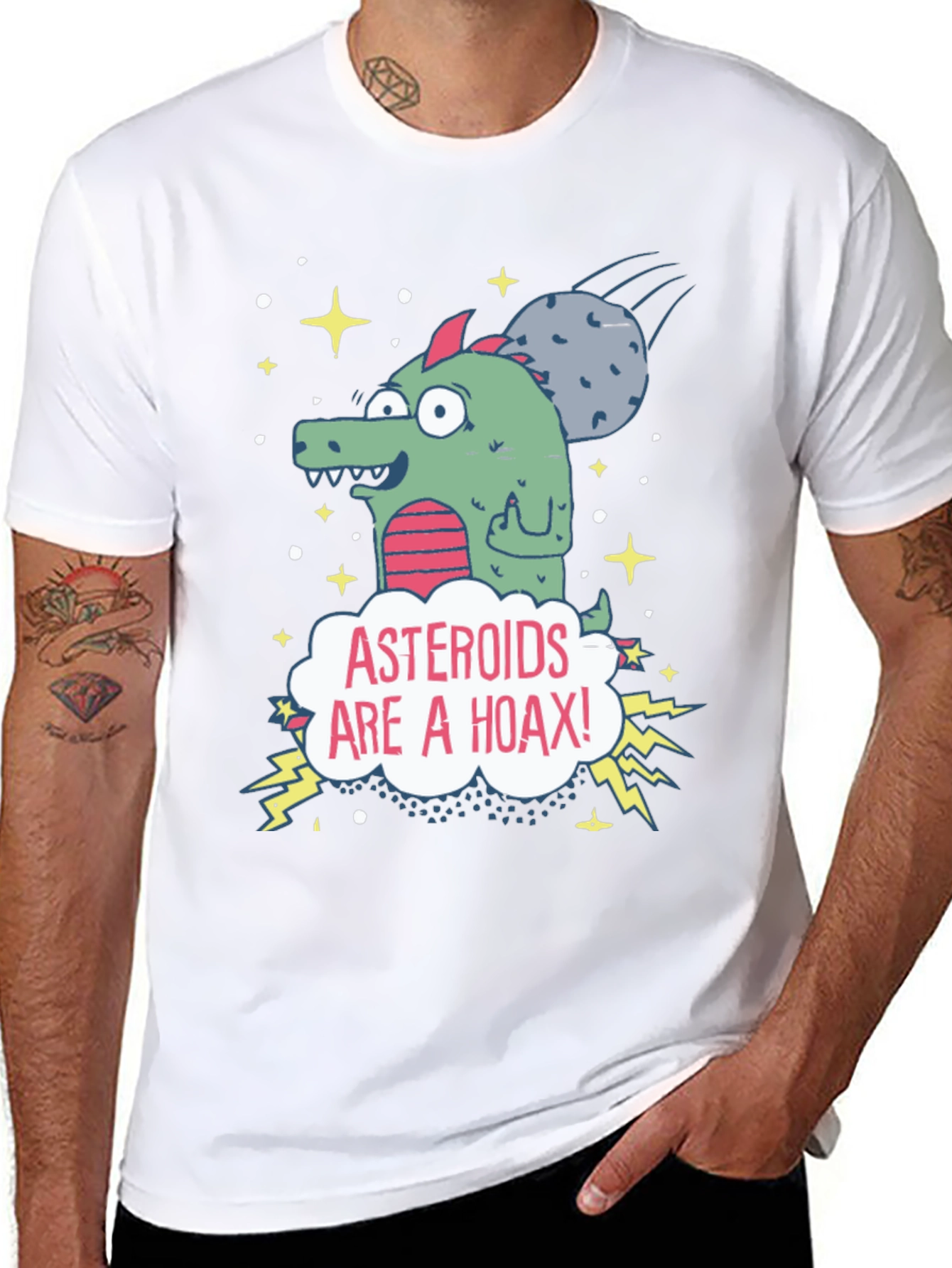 Asteroids Are a Hoax T-Shirt
