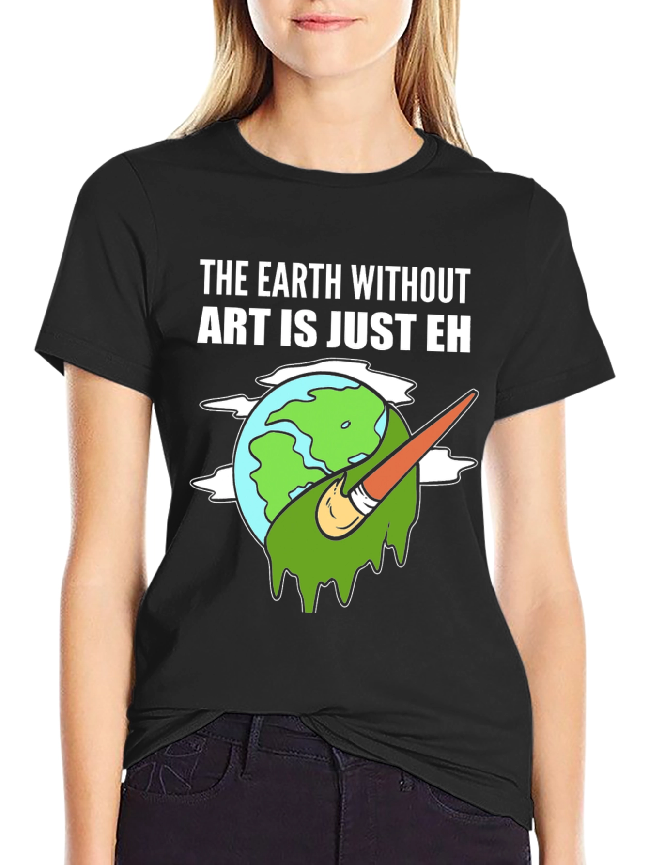 Art Lover Tee: Earth Without Art T-Shirt
