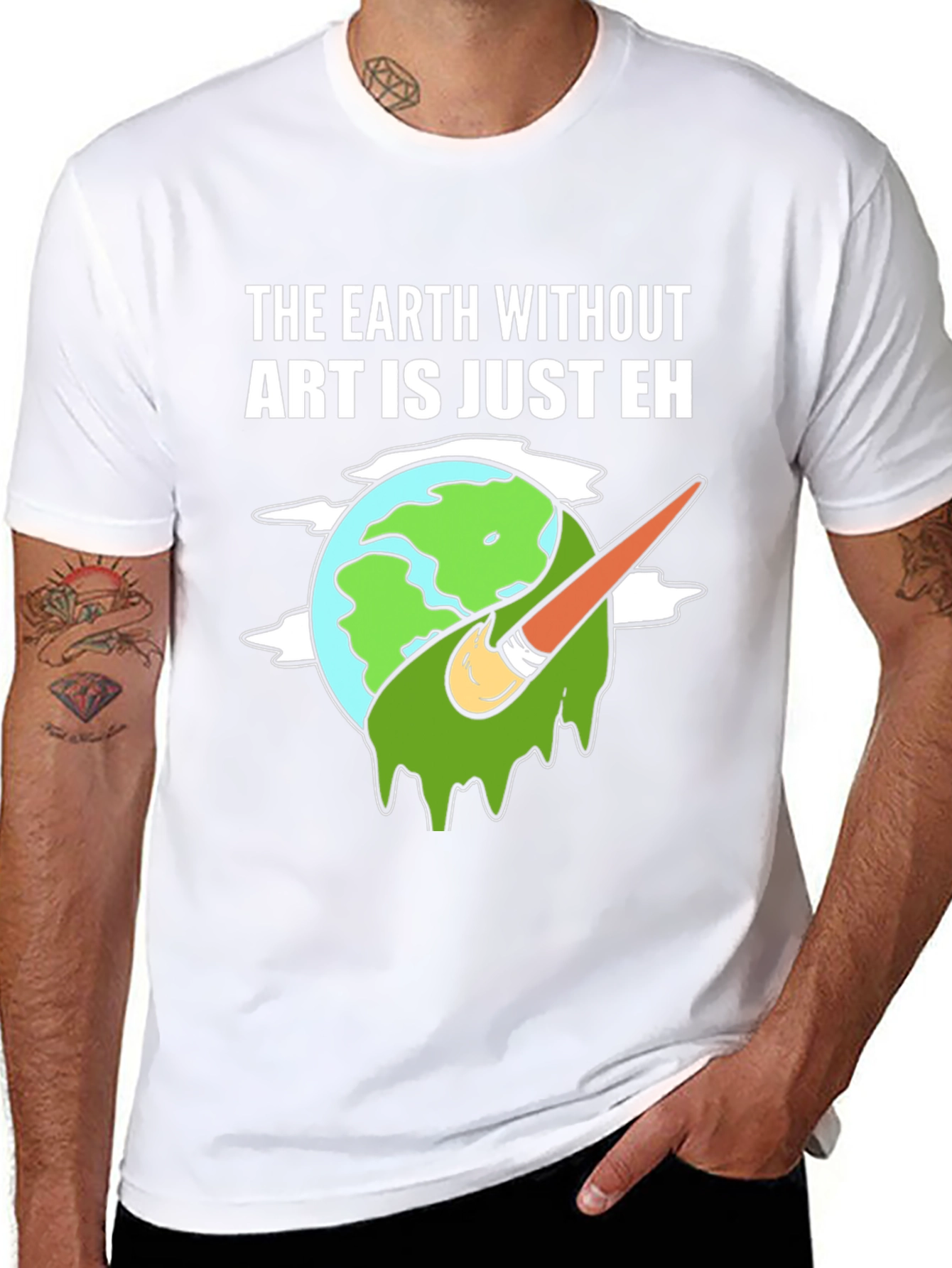 Art Lover Tee: Earth Without Art T-Shirt