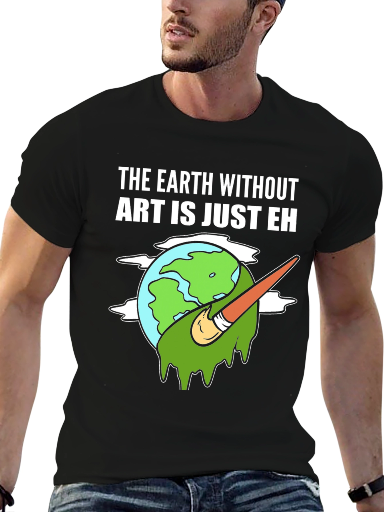 Art Lover Tee: Earth Without Art T-Shirt