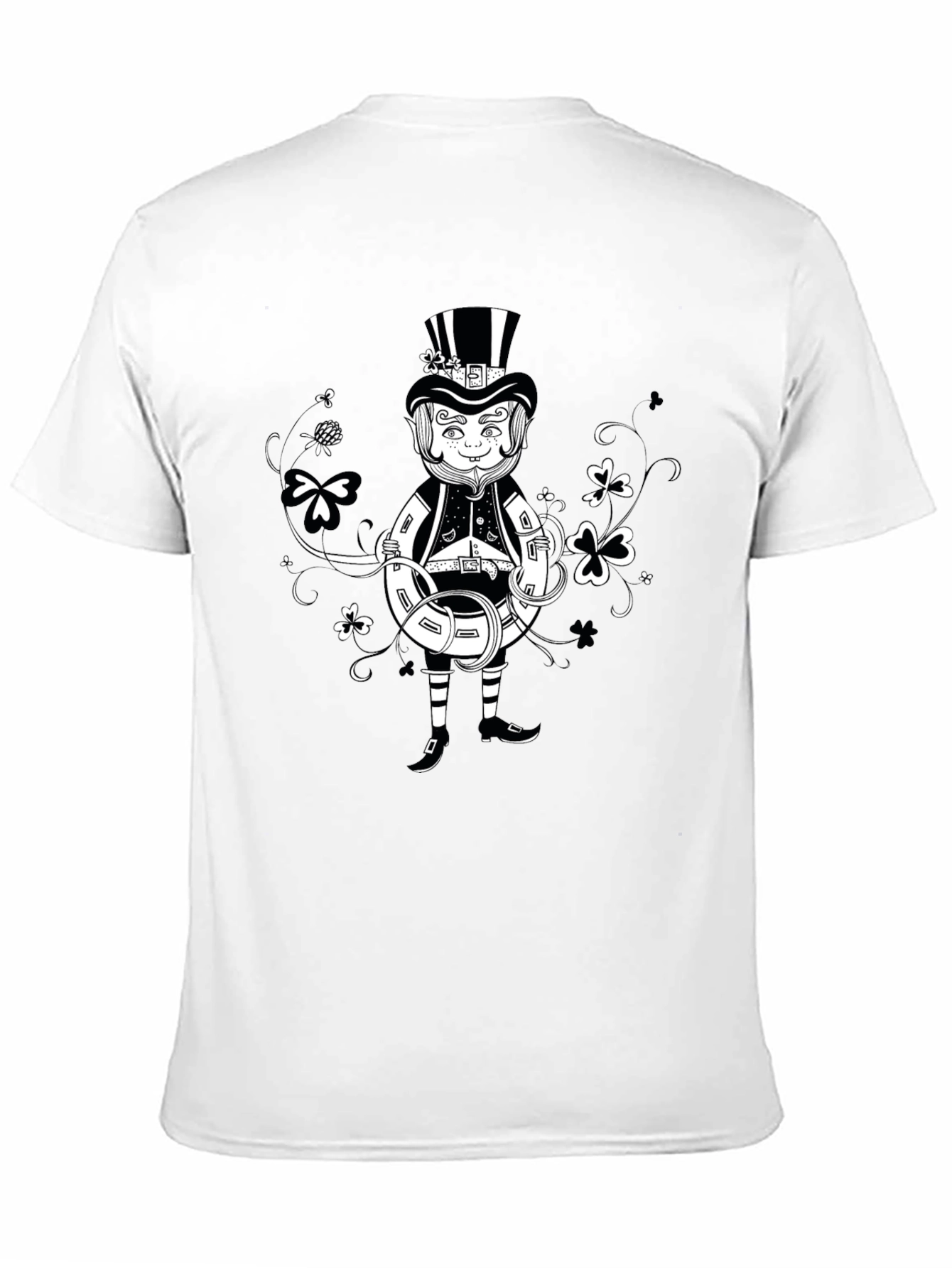 Lucky Leprechaun Black T-Shirt