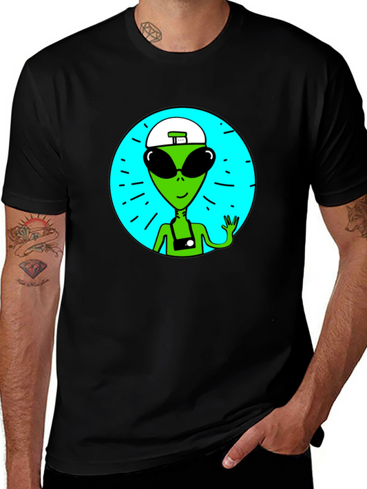 Alien Tourist Graphic T-Shirt