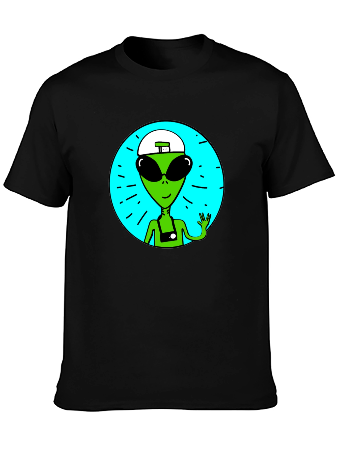 Alien Tourist Graphic T-Shirt
