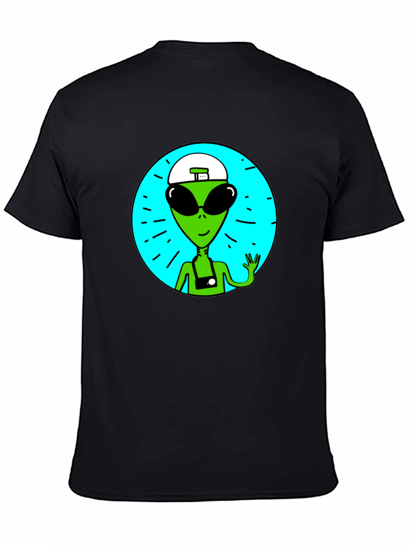 Alien Tourist Graphic T-Shirt
