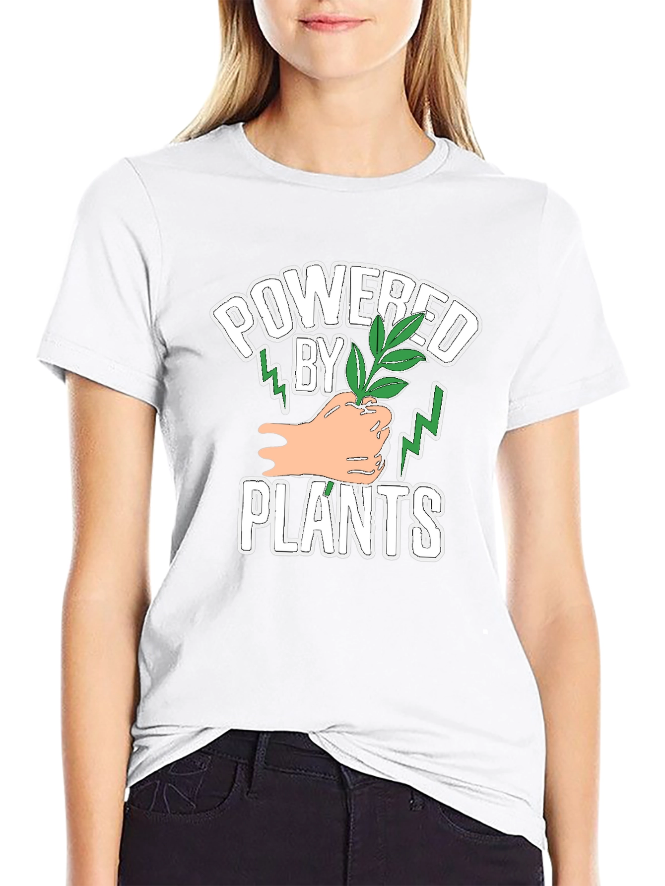 Powered by Plants T-Shirt - Vegan Strong