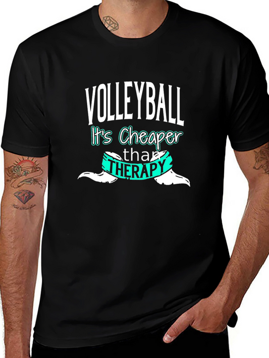 Volleyball Cheaper Than Therapy T-Shirt