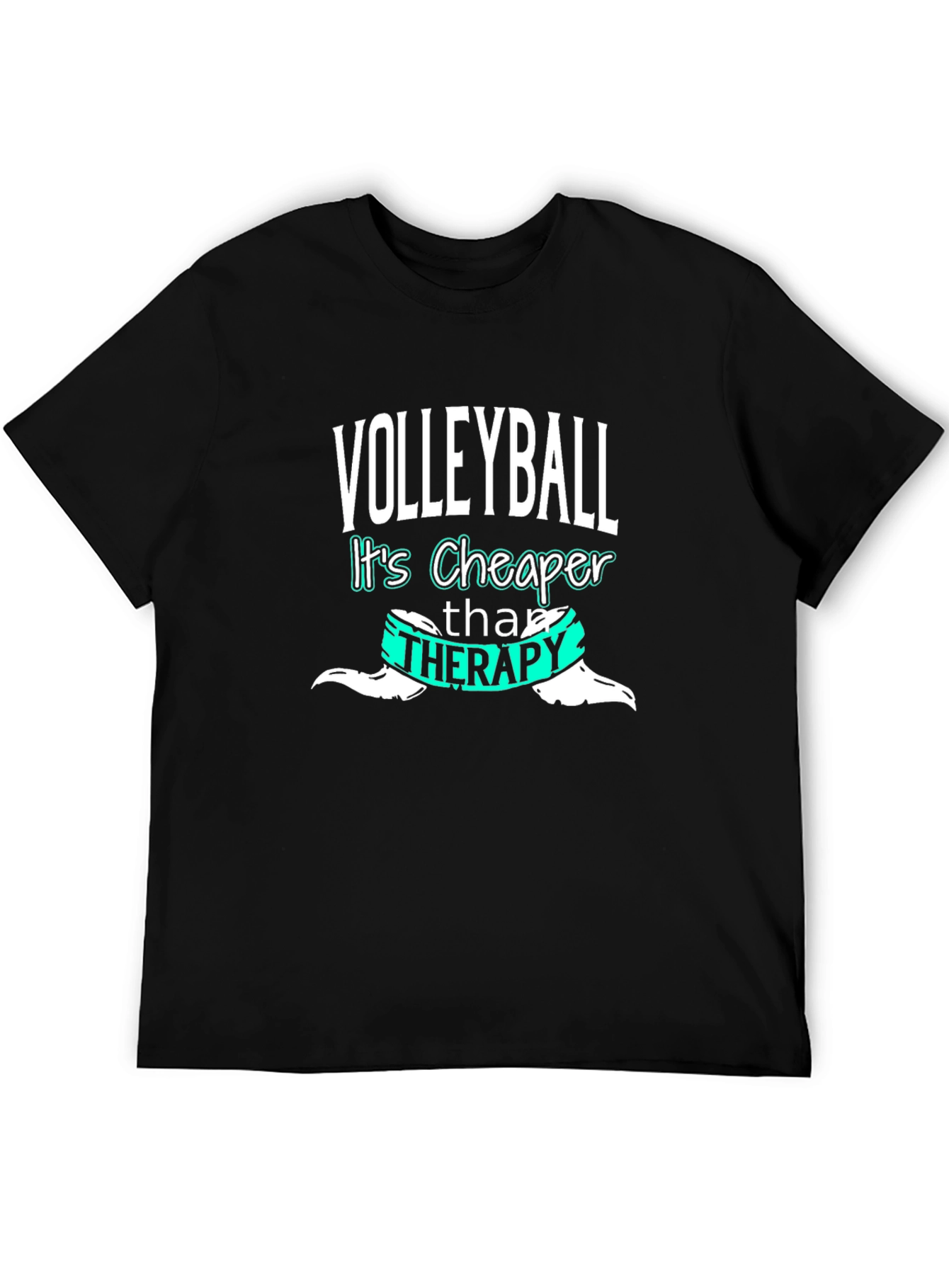 Volleyball Cheaper Than Therapy T-Shirt