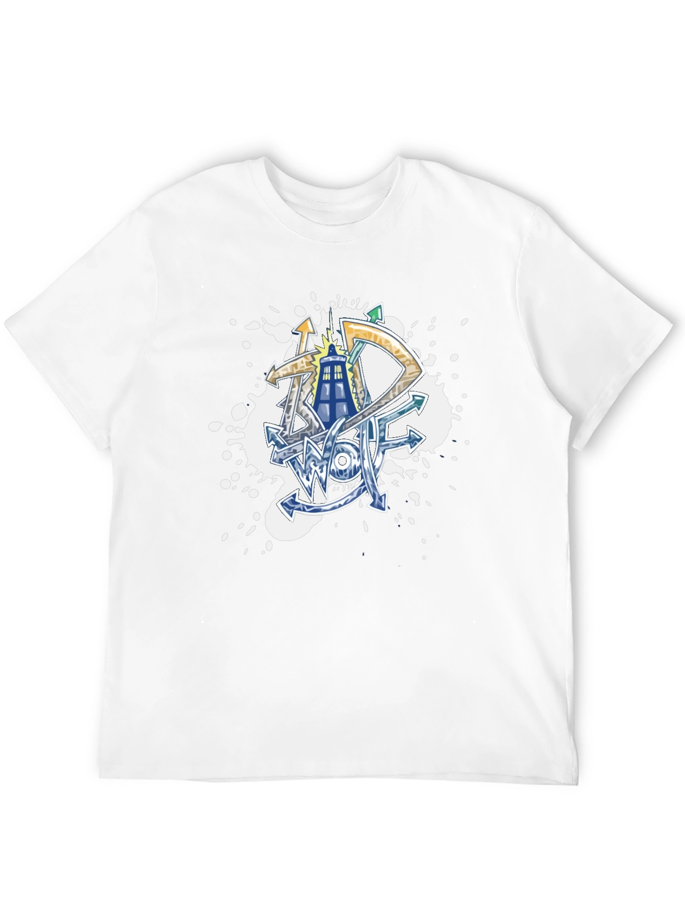 Doctor Who Graffiti Art Black T-Shirt