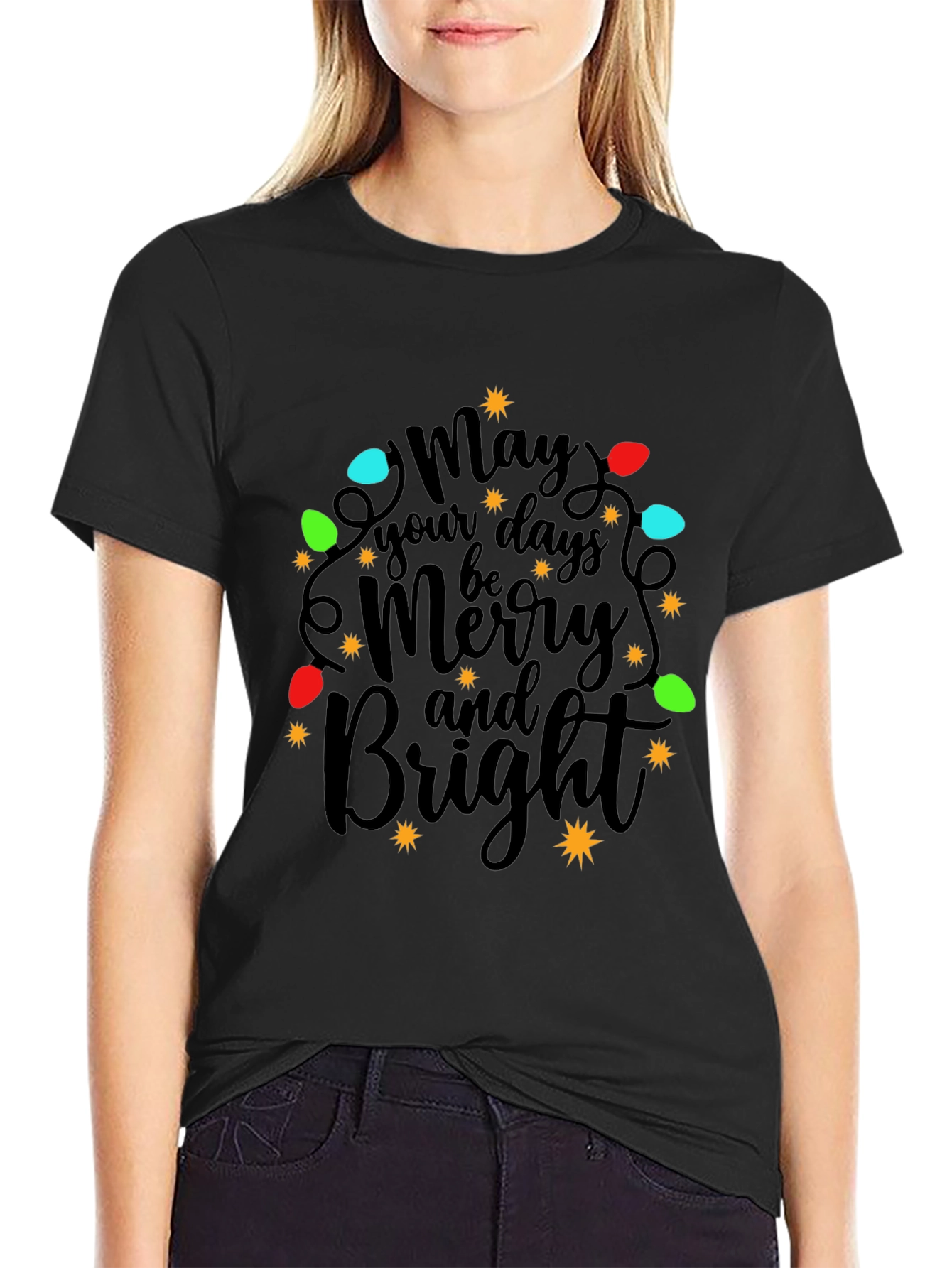Merry and Bright Holiday Tee