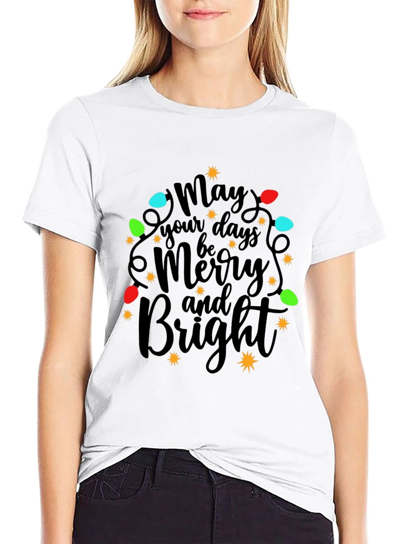 Merry and Bright Holiday Tee