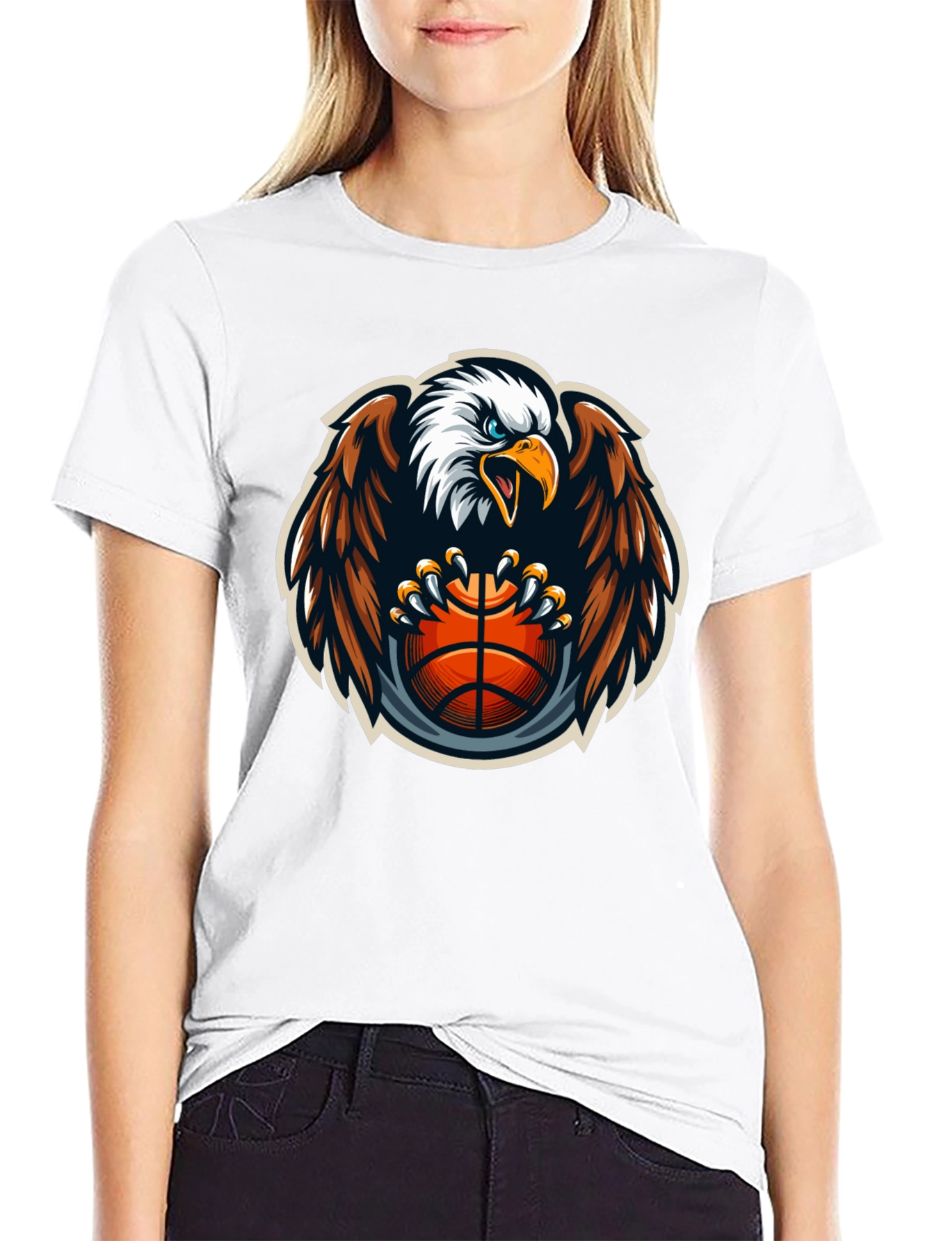 Eagle Basketball Graphic T-Shirt