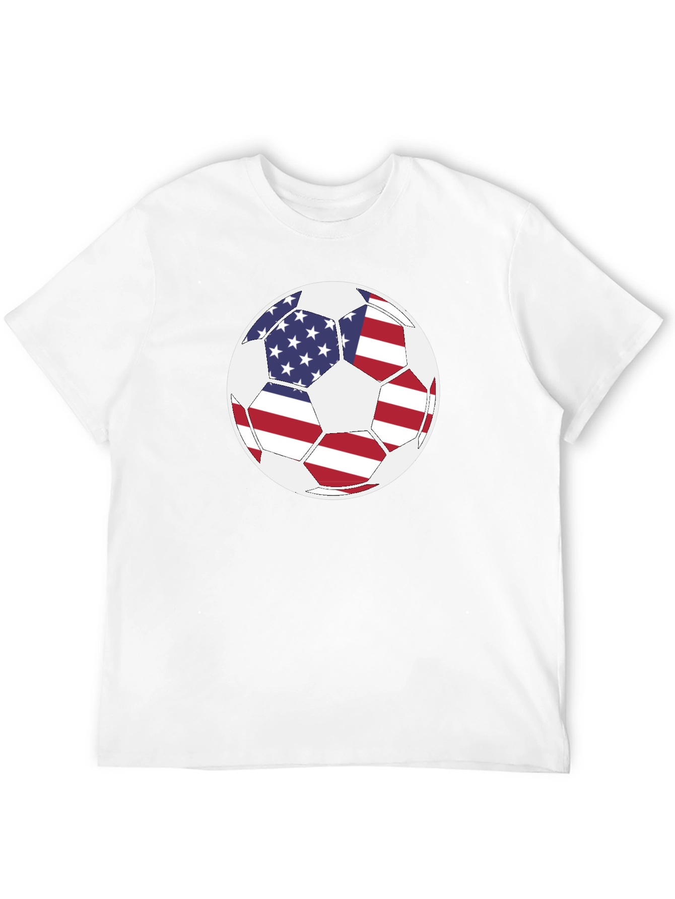 USA Flag Soccer Ball T-Shirt