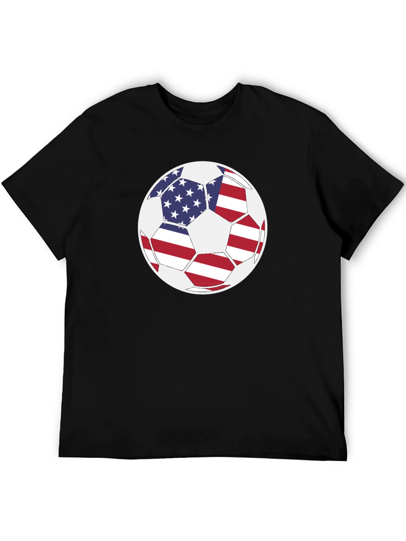 USA Flag Soccer Ball T-Shirt