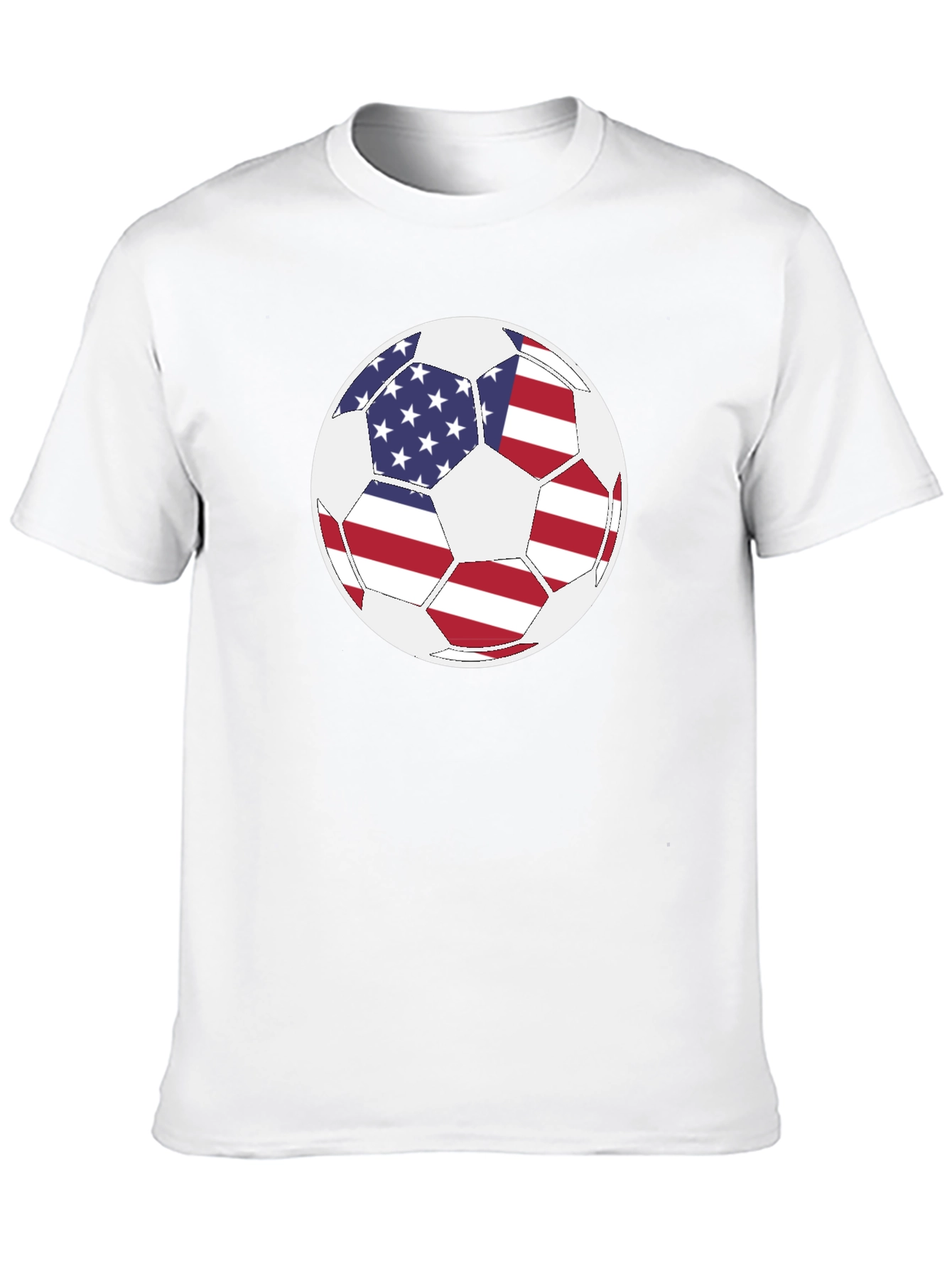 USA Flag Soccer Ball T-Shirt