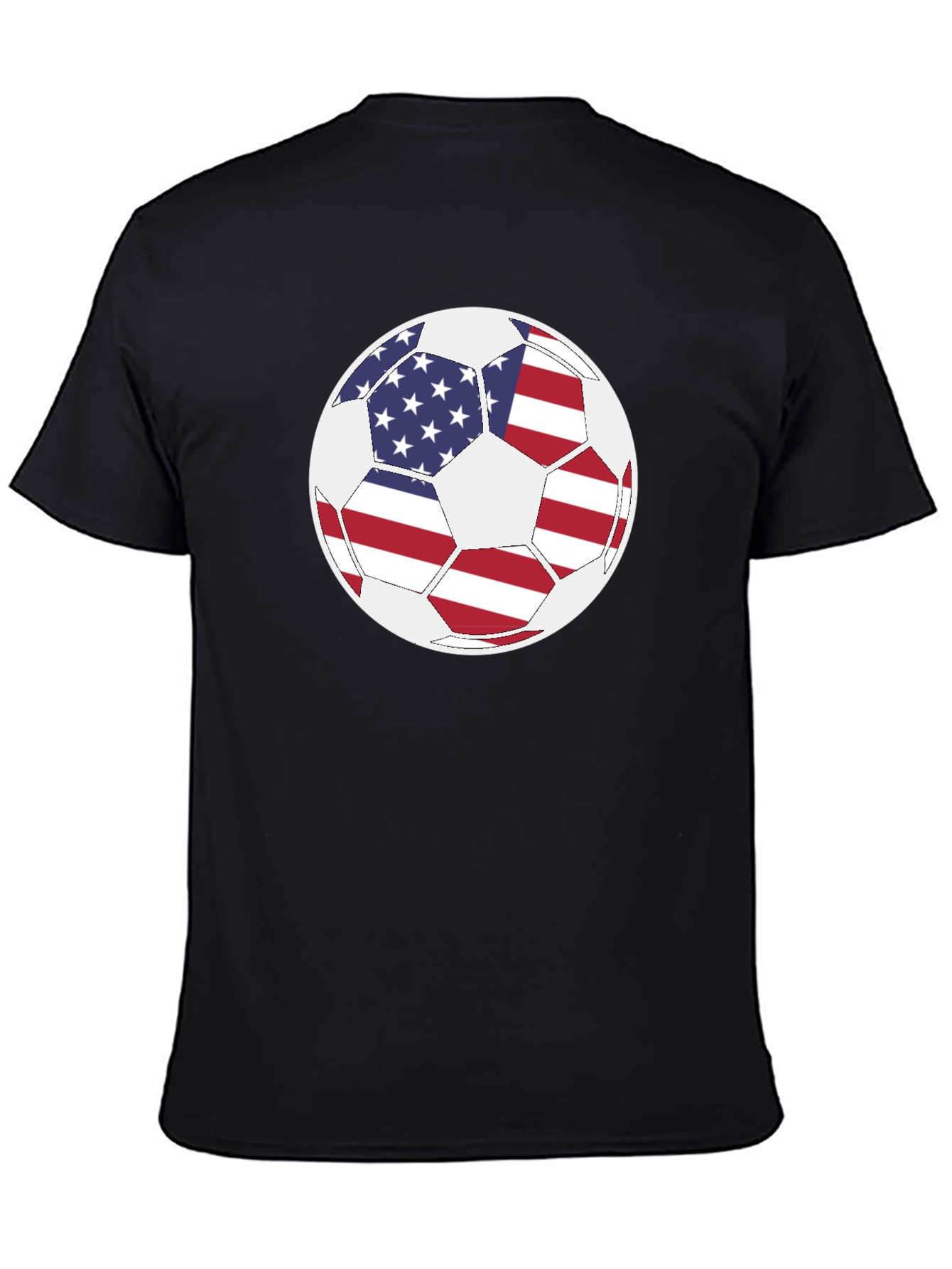 USA Flag Soccer Ball T-Shirt