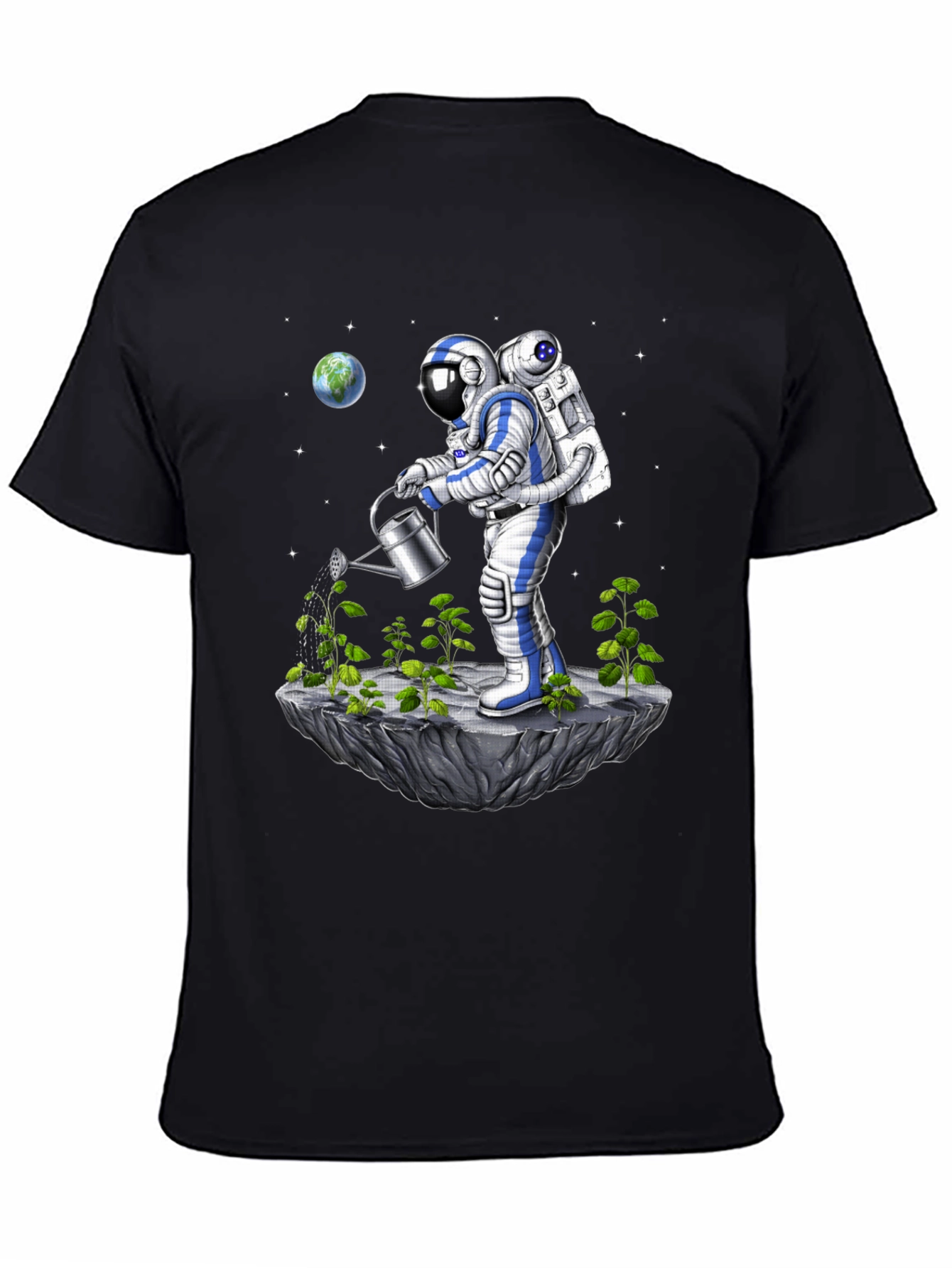 Astronaut Gardener T-Shirt - Space Farming Tee