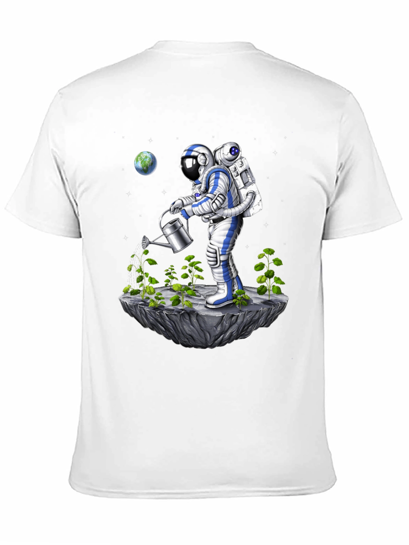 Astronaut Gardener T-Shirt - Space Farming Tee