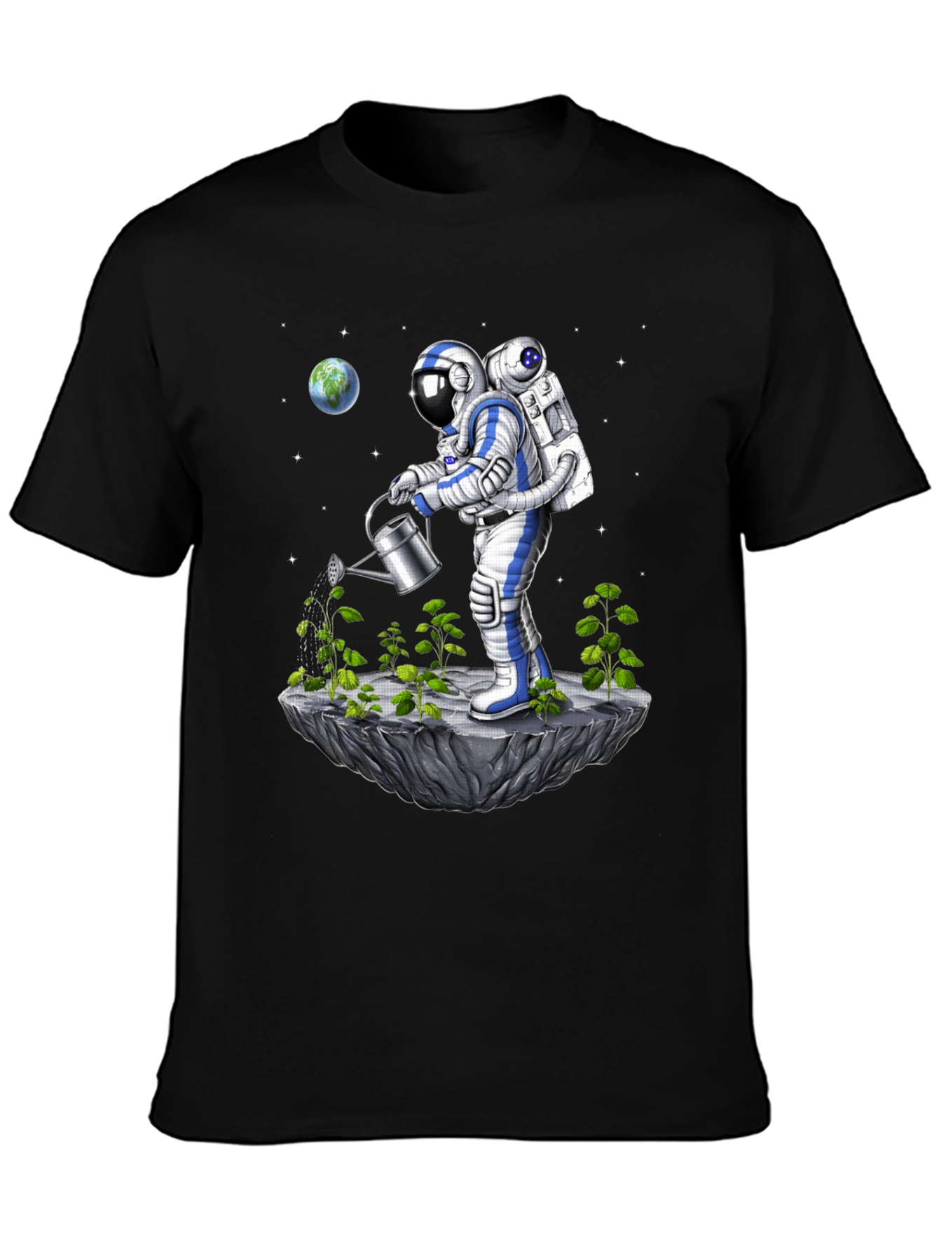 Astronaut Gardener T-Shirt - Space Farming Tee