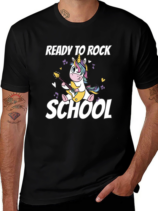 Ready to Rock School Unicorn T-Shirt