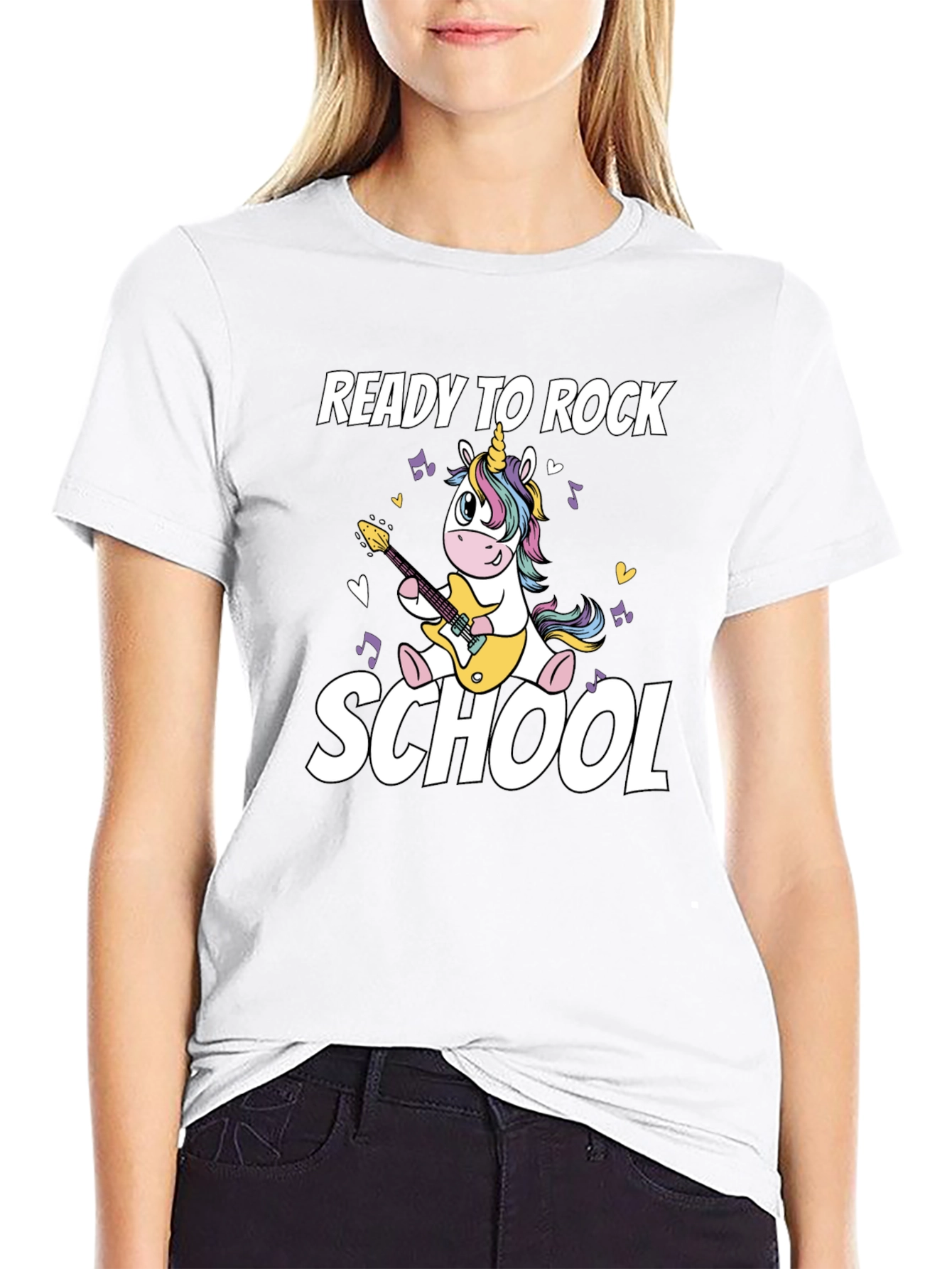 Ready to Rock School Unicorn T-Shirt