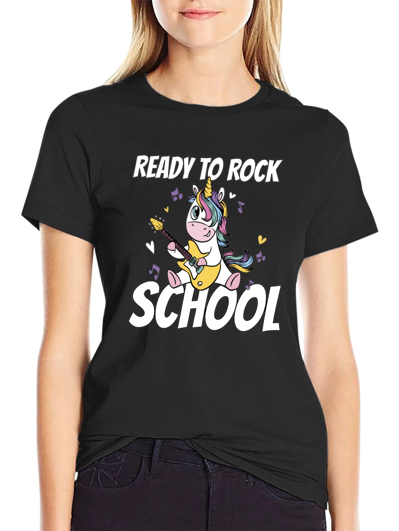 Ready to Rock School Unicorn T-Shirt