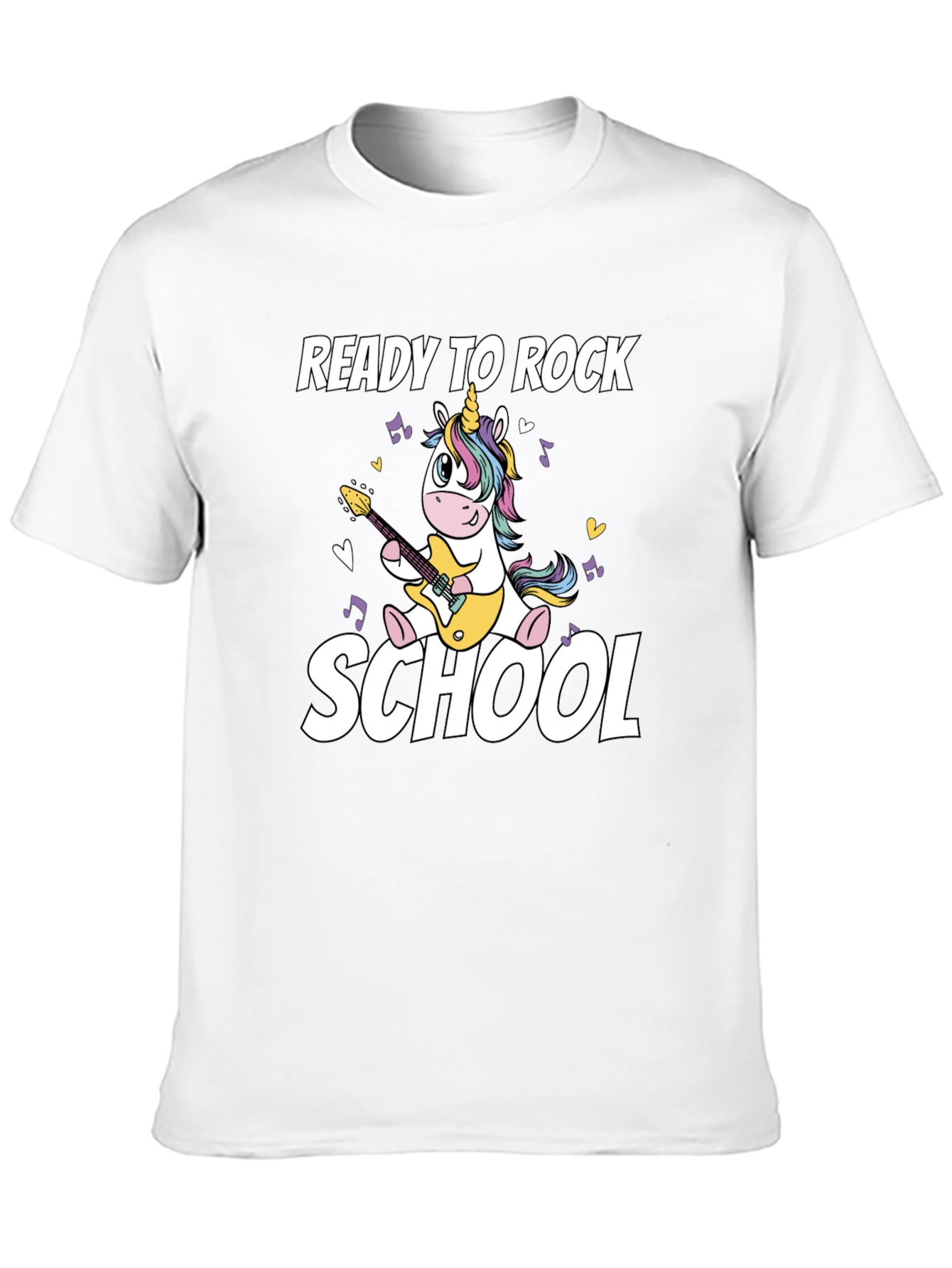 Ready to Rock School Unicorn T-Shirt