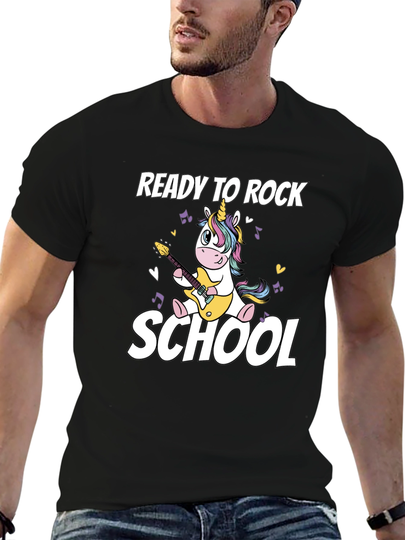 Ready to Rock School Unicorn T-Shirt