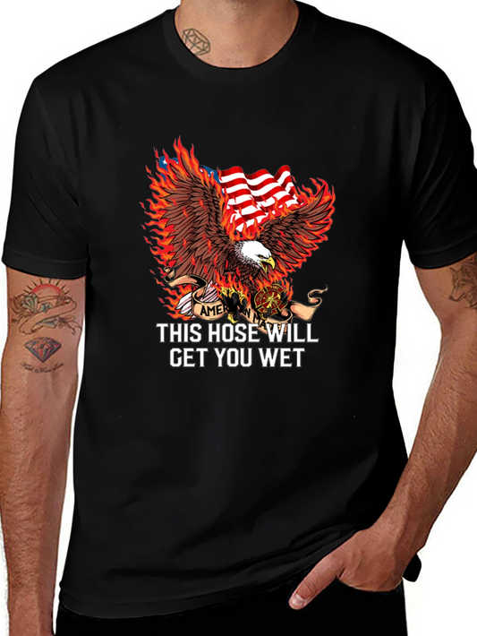 American Firefighter Eagle T-Shirt
