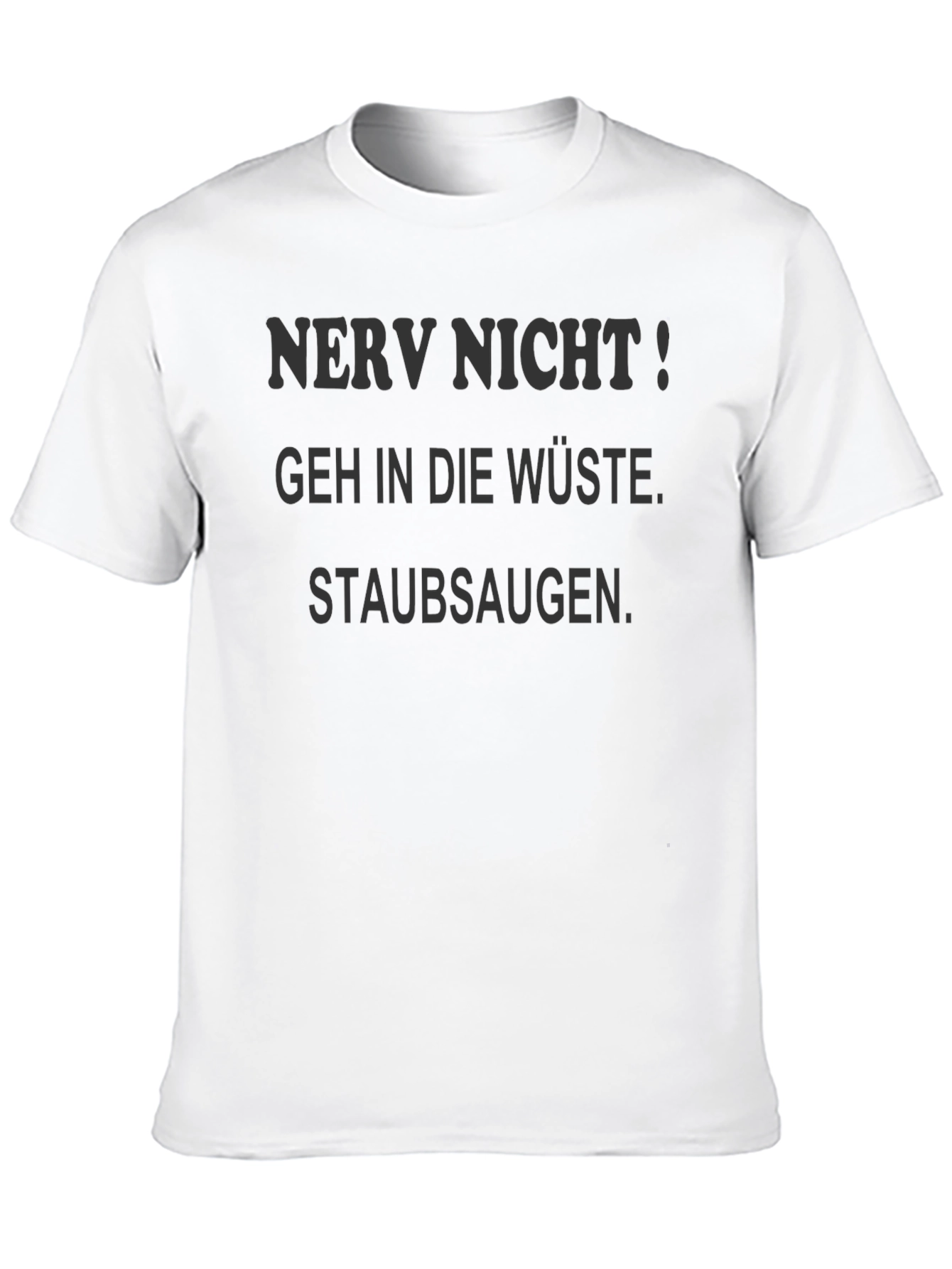 Nerv Nicht! Graphic Tee - German Slogan Black T-Shirt