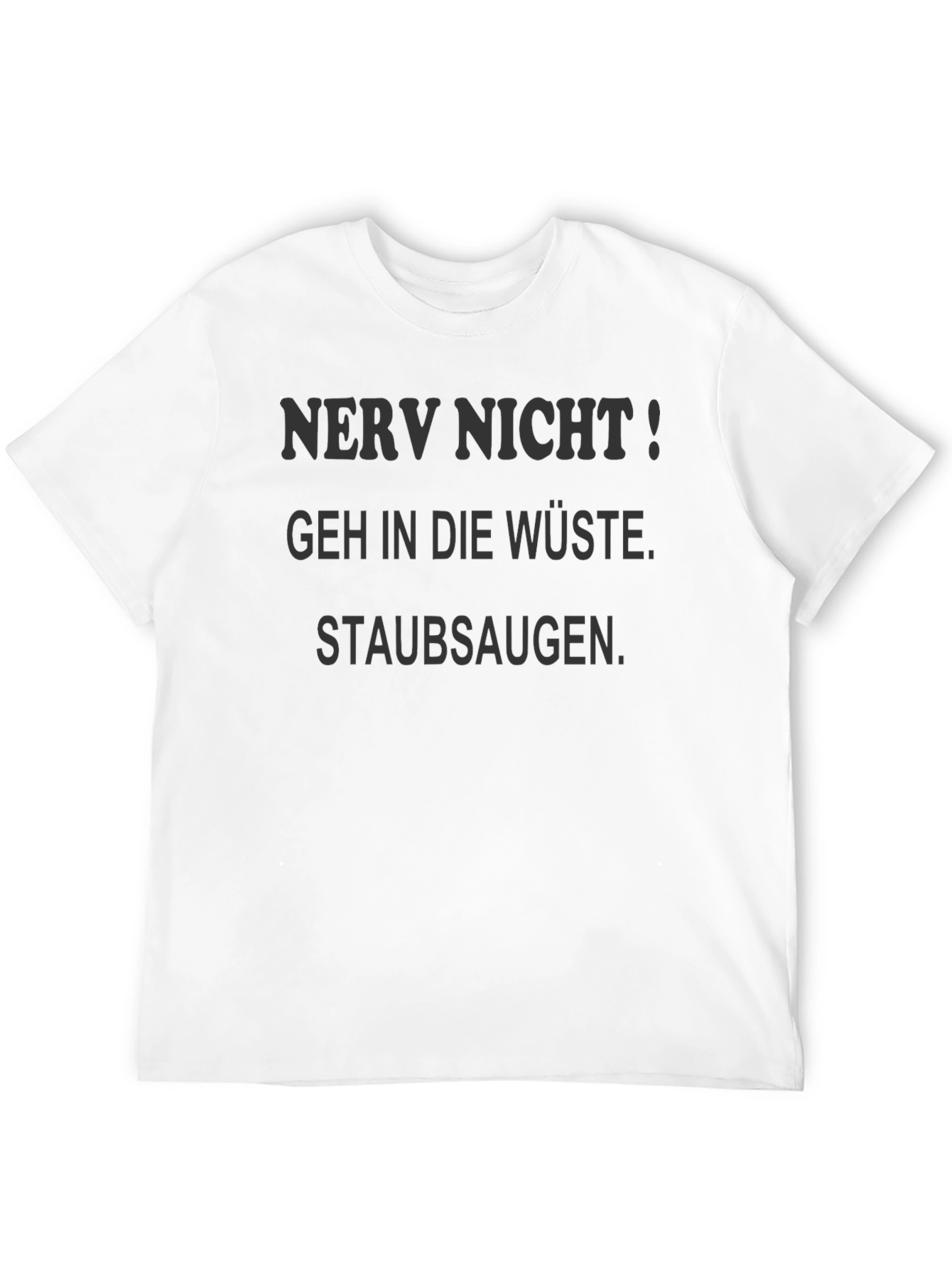 Nerv Nicht! Graphic Tee - German Slogan Black T-Shirt