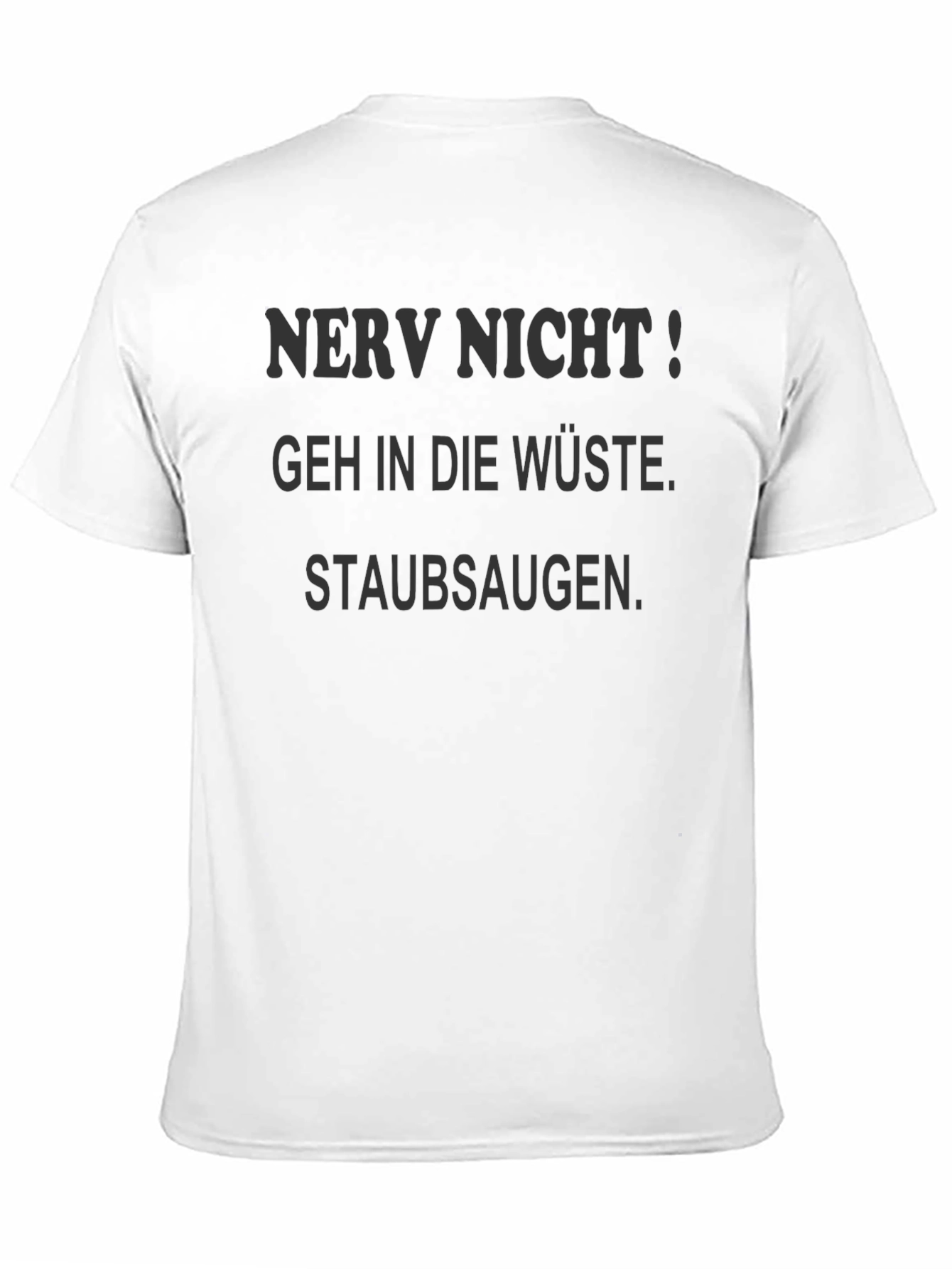 Nerv Nicht! Graphic Tee - German Slogan Black T-Shirt