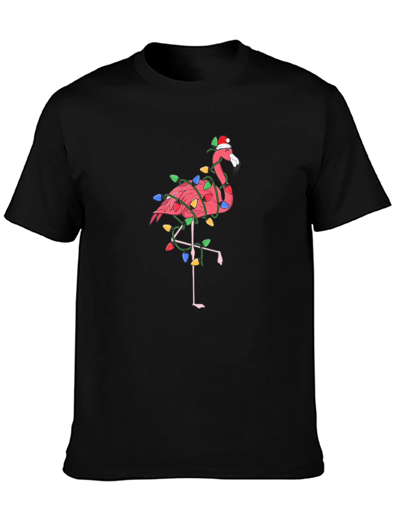Christmas Flamingo T-Shirt - Holiday Party Tee