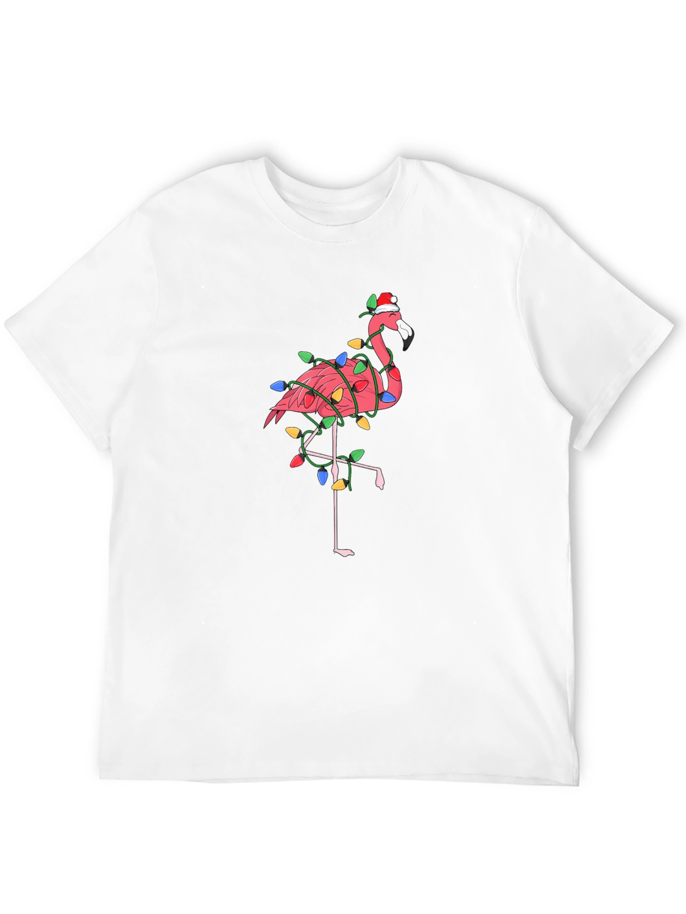 Christmas Flamingo T-Shirt - Holiday Party Tee