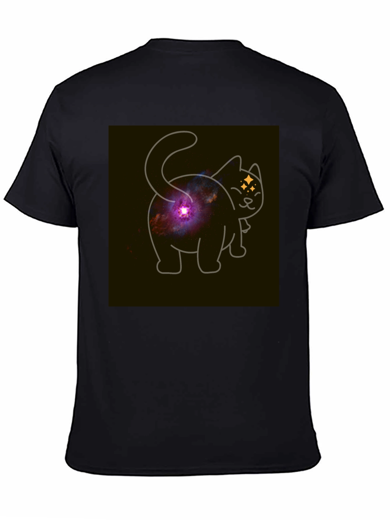Galaxy Cat Butt T-Shirt