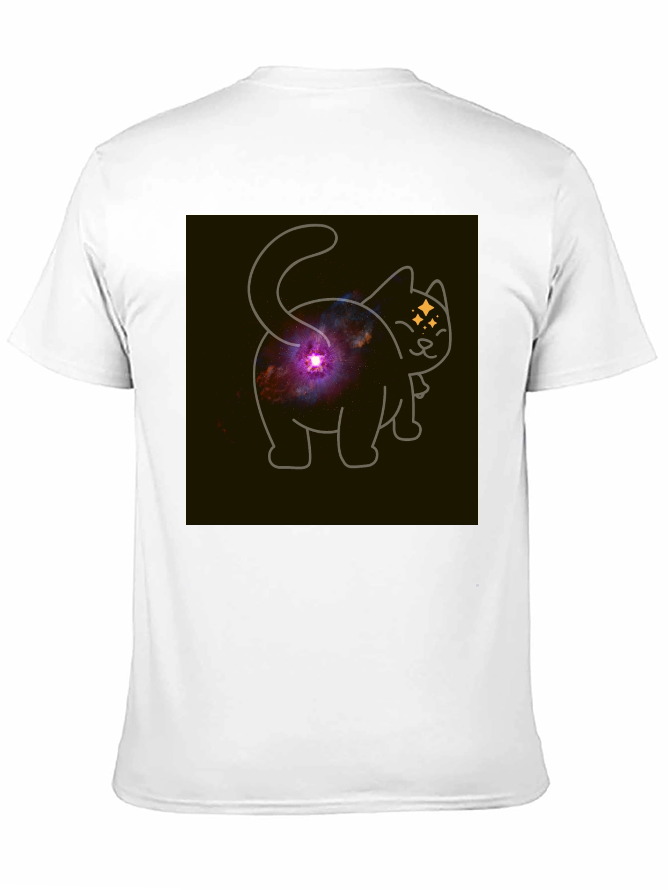 Galaxy Cat Butt T-Shirt
