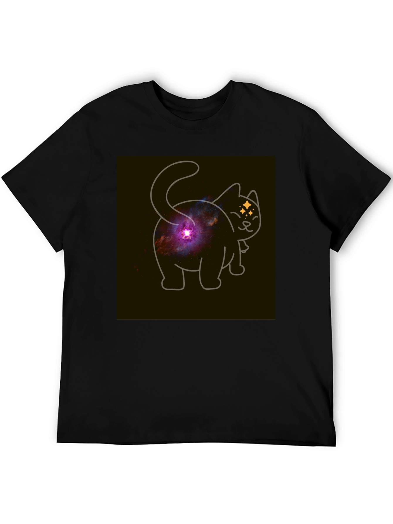 Galaxy Cat Butt T-Shirt