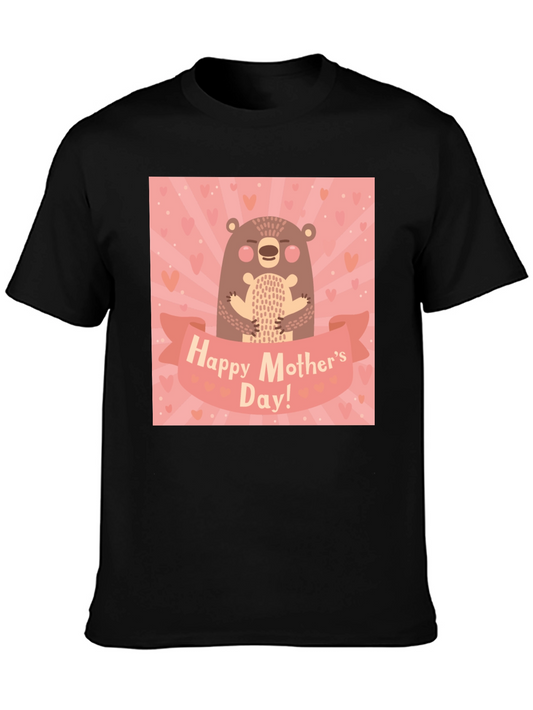 Happy Mothers Day Bear Graphic Tee