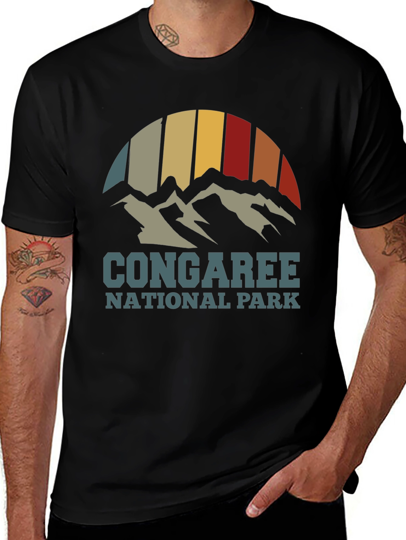 Congaree National Park Retro Graphic T-Shirt