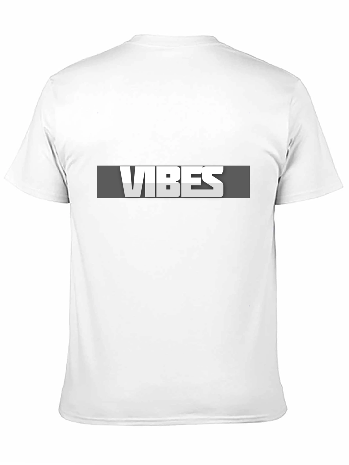 Vibes Graphic Tee - Stylish Black Casual T-Shirt