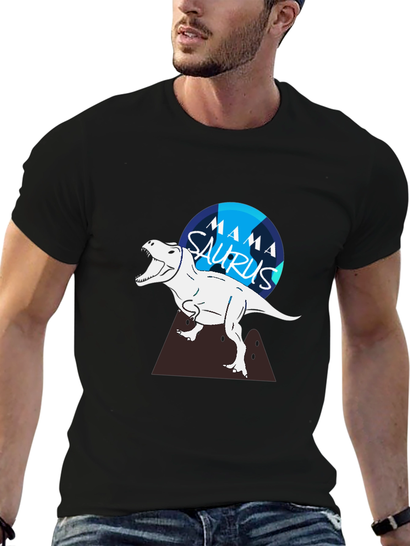 Mama Saurus T-Shirt - Dinosaur Mother Tee