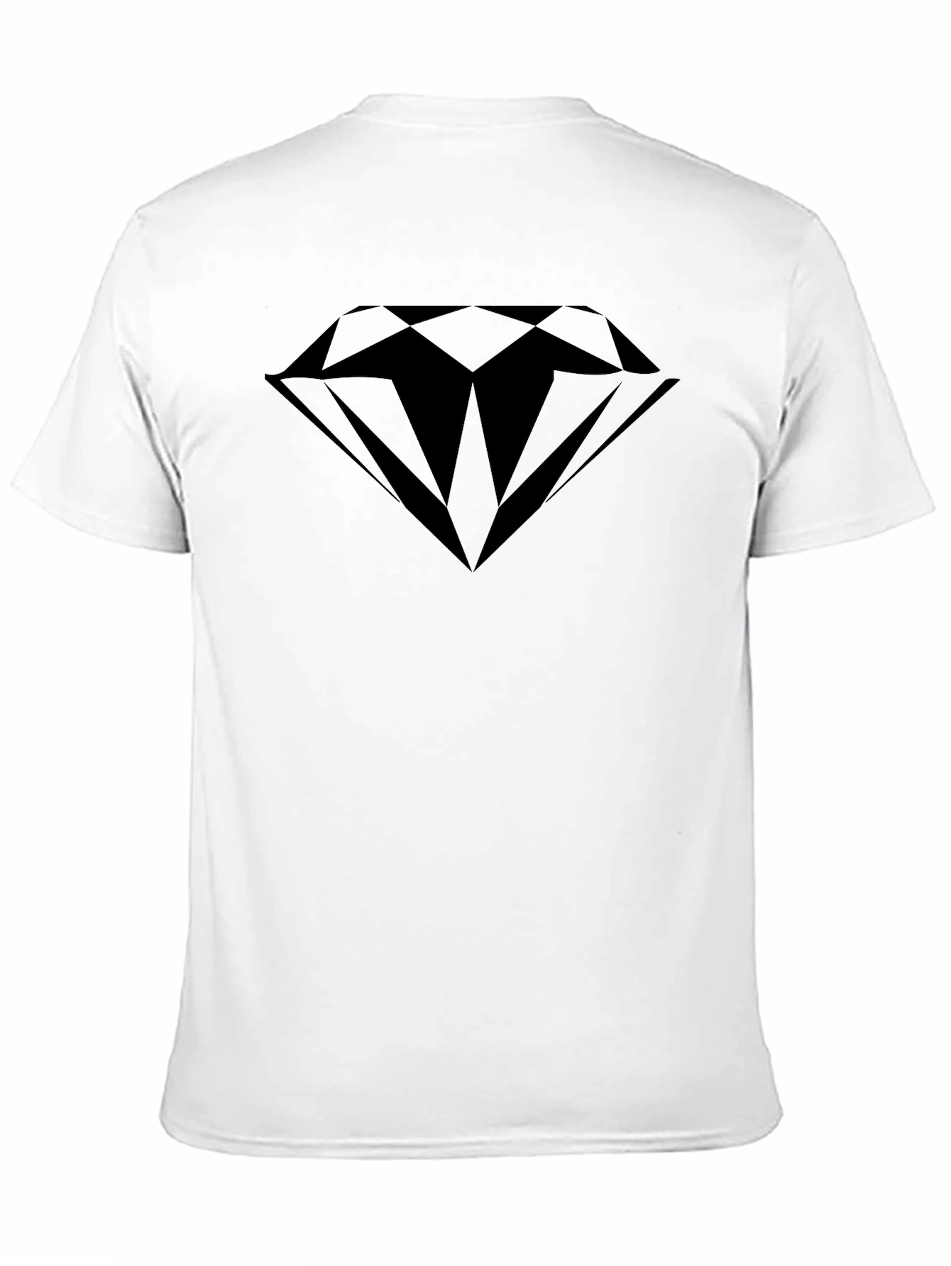 Black Diamond Graphic T-Shirt - Sleek and Modern Style
