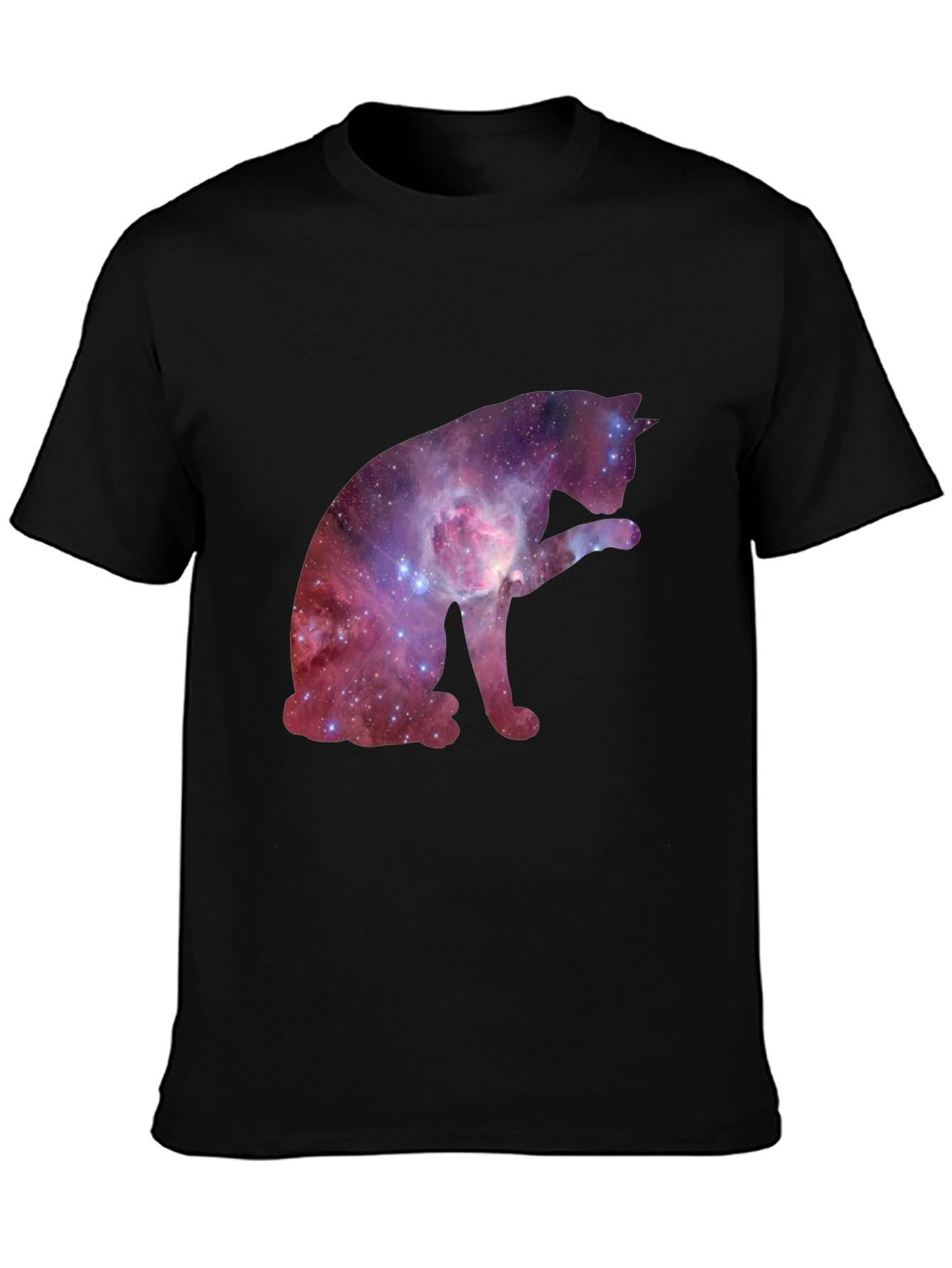 Galaxy Cat T-Shirt - Cosmic Feline Tee