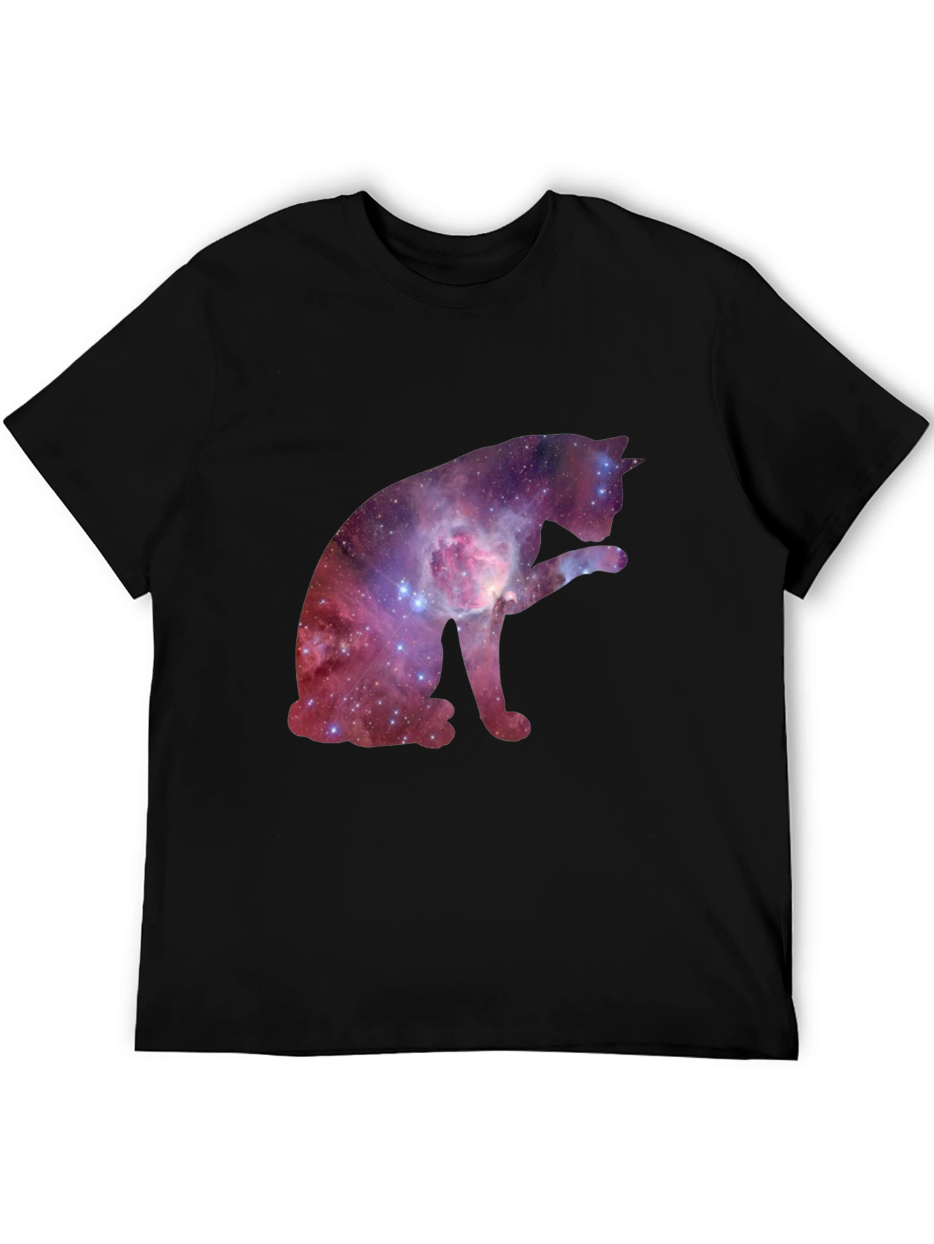 Galaxy Cat T-Shirt - Cosmic Feline Tee