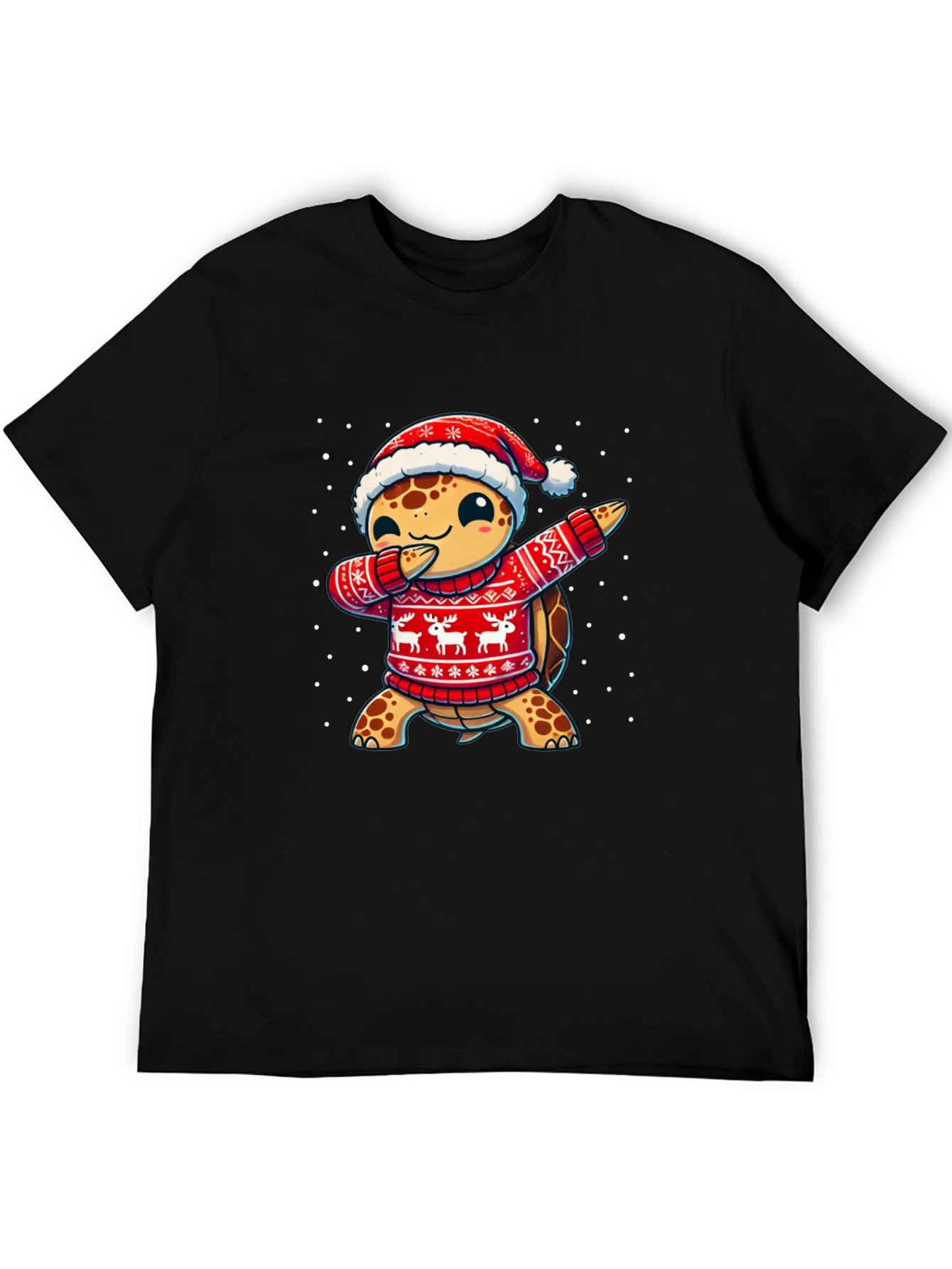 Festive Turtle Dab T-Shirt