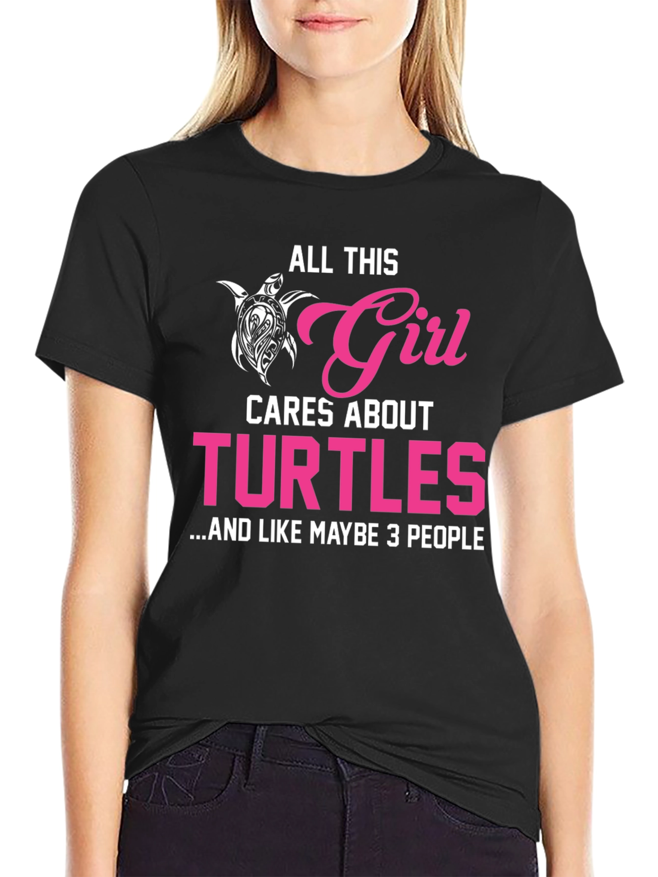 All This Girl Cares About Turtles T-Shirt