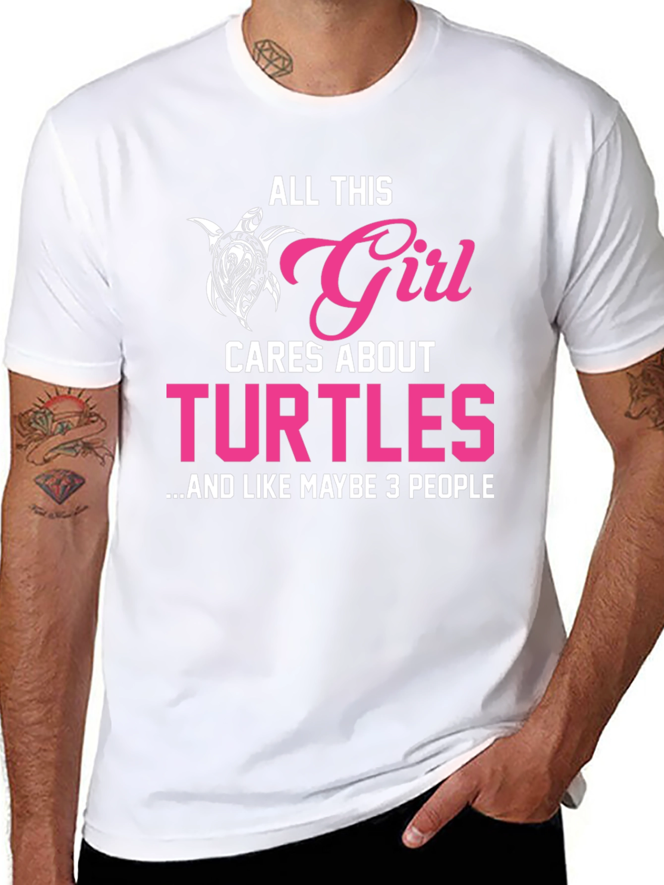 All This Girl Cares About Turtles T-Shirt